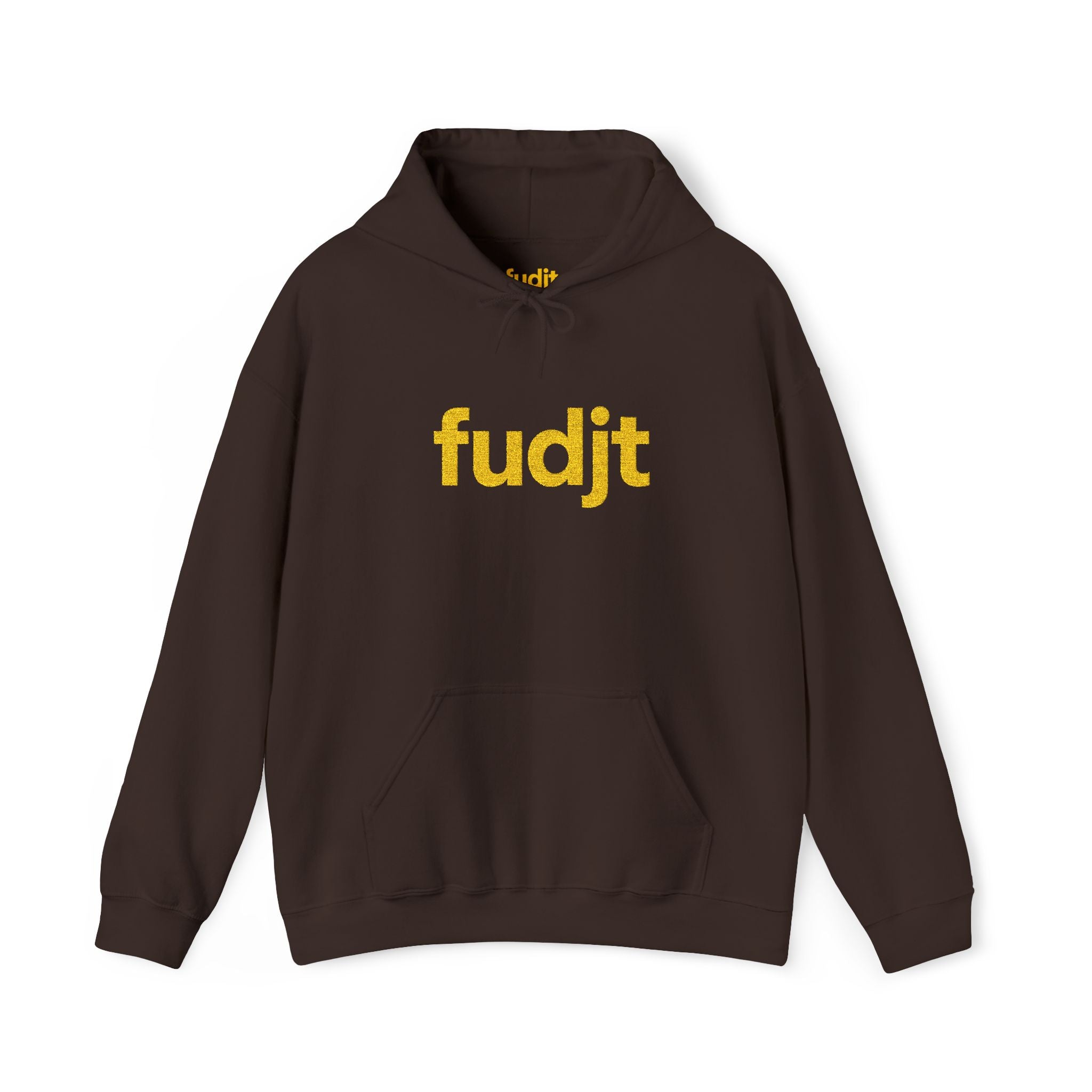 Golden Yellow fudjt Embroidered Heavy Blend Hooded Sweatshirt | 15 Colors | Stand For Something