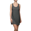 Black & White fudjt Unbroken Chain 1.25 Chic Racerback Dress - FUDJT design - XS