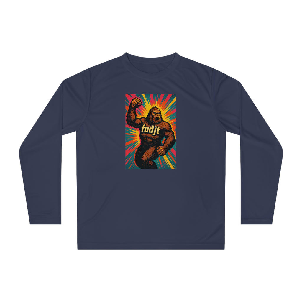 Sasquatch Salute Long Sleeve fudjt Performance Tee | 5 Colors