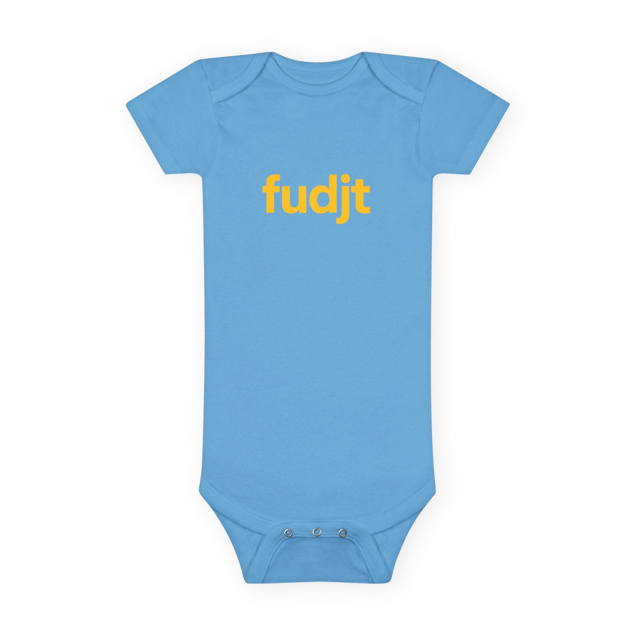 Gold fudjt Logo Baby Onesie | 4 Colors