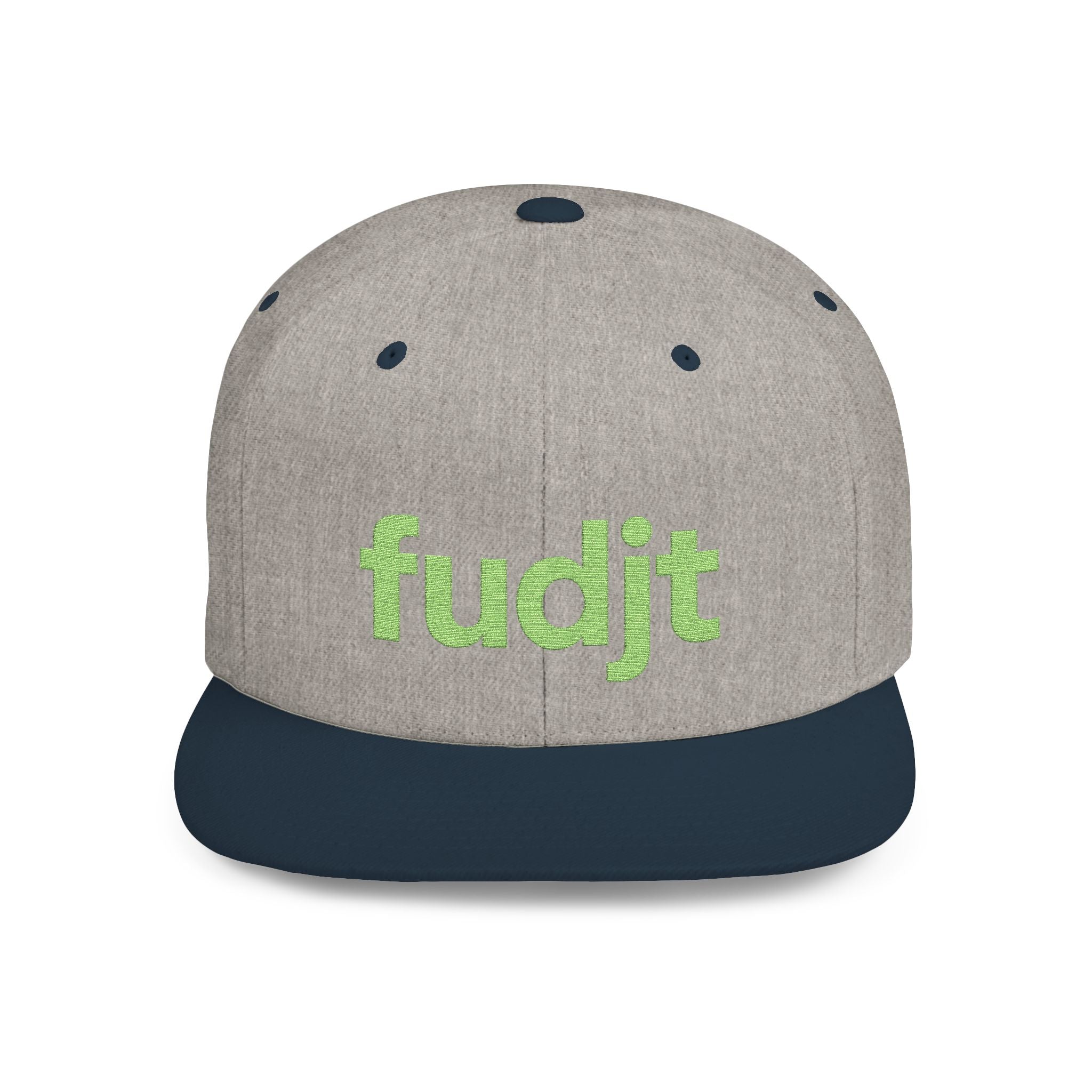Stylish Flat Bill Snapback Green fudjt Streetwear Logo Cap | 11 Colors