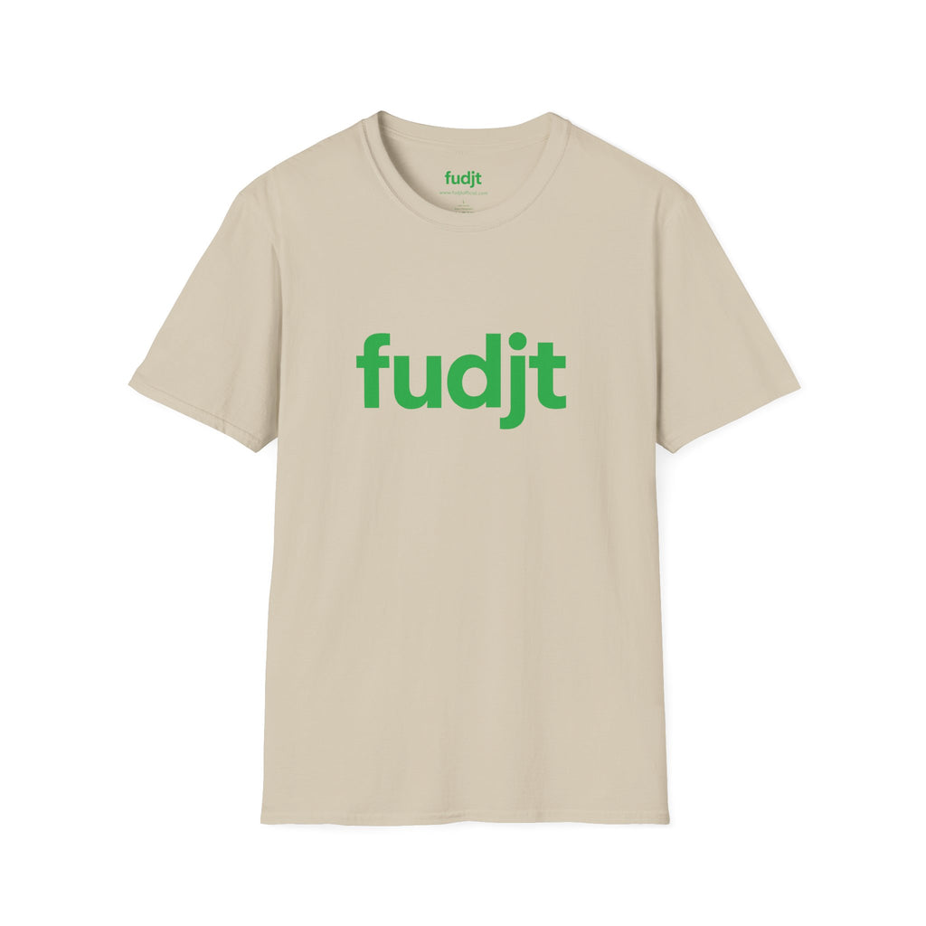 fudjt Everyday Style Green logo Tee | 16 Colors