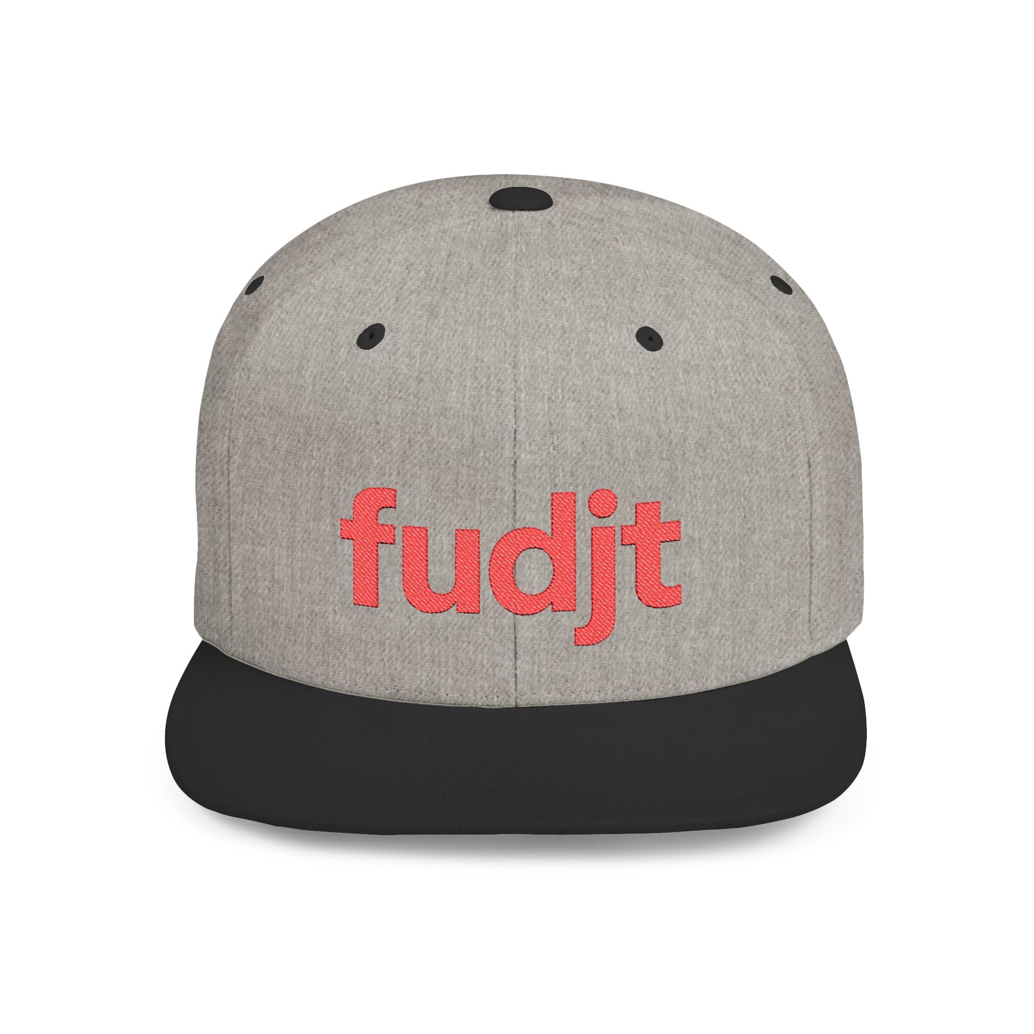 Stylish Flat Bill Snapback Red fudjt Streetwear Logo Cap | 12 Colors
