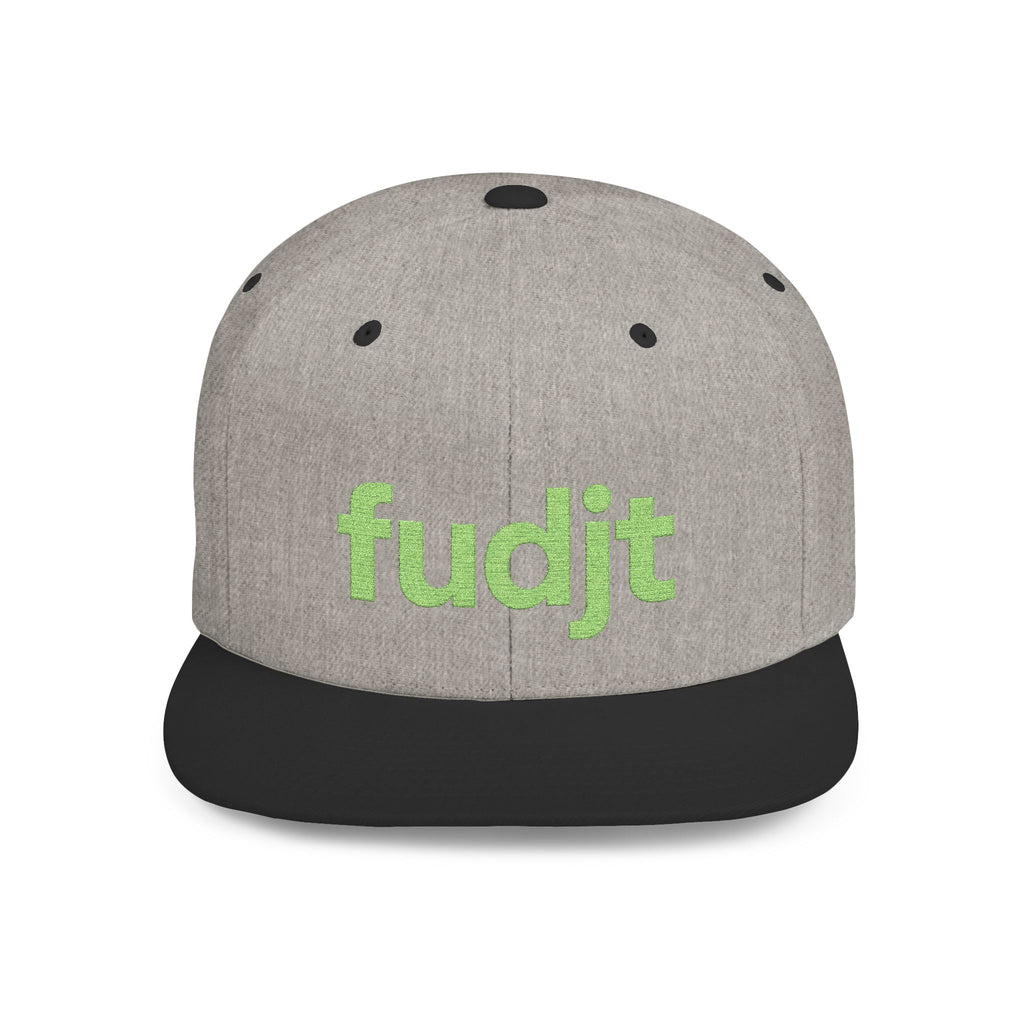 Stylish Flat Bill Snapback Green fudjt Streetwear Logo Cap | 11 Colors