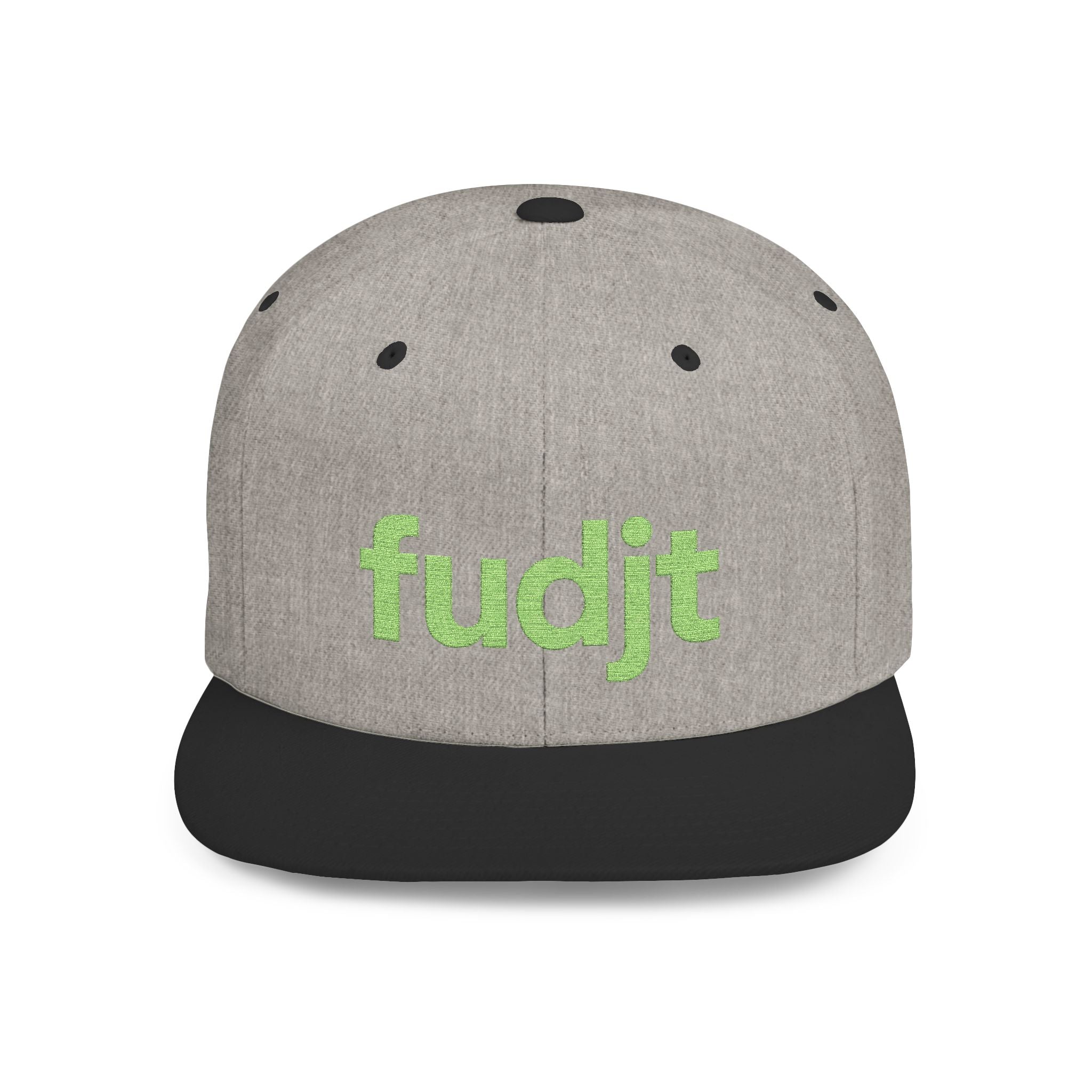 Stylish Flat Bill Snapback Green fudjt Streetwear Logo Cap | 11 Colors
