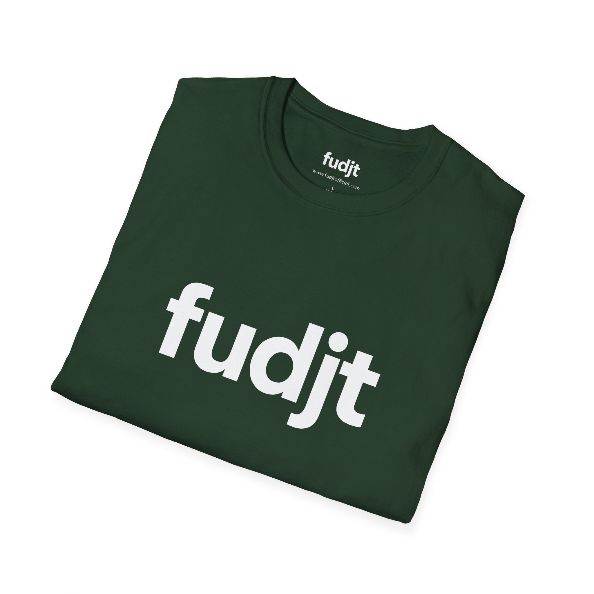 fudjt Everyday Style White logo Tee | 14 Colors