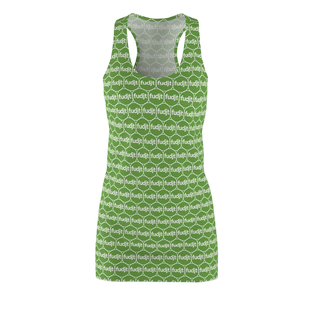 Green fudjt Unbroken Chain 2.5 Chic Racerback Dress