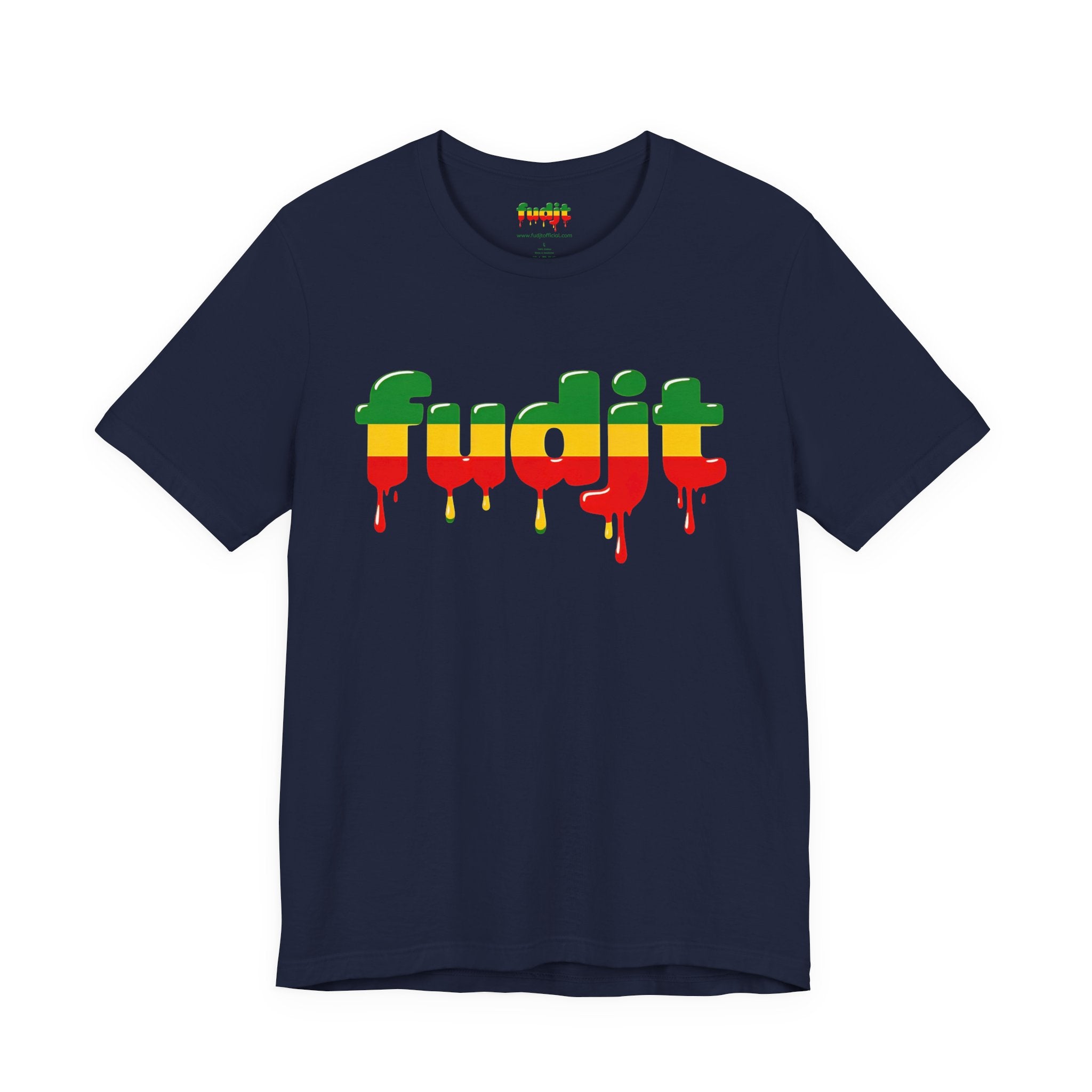 fudit Drip Logo Tee (Rasta Colors)