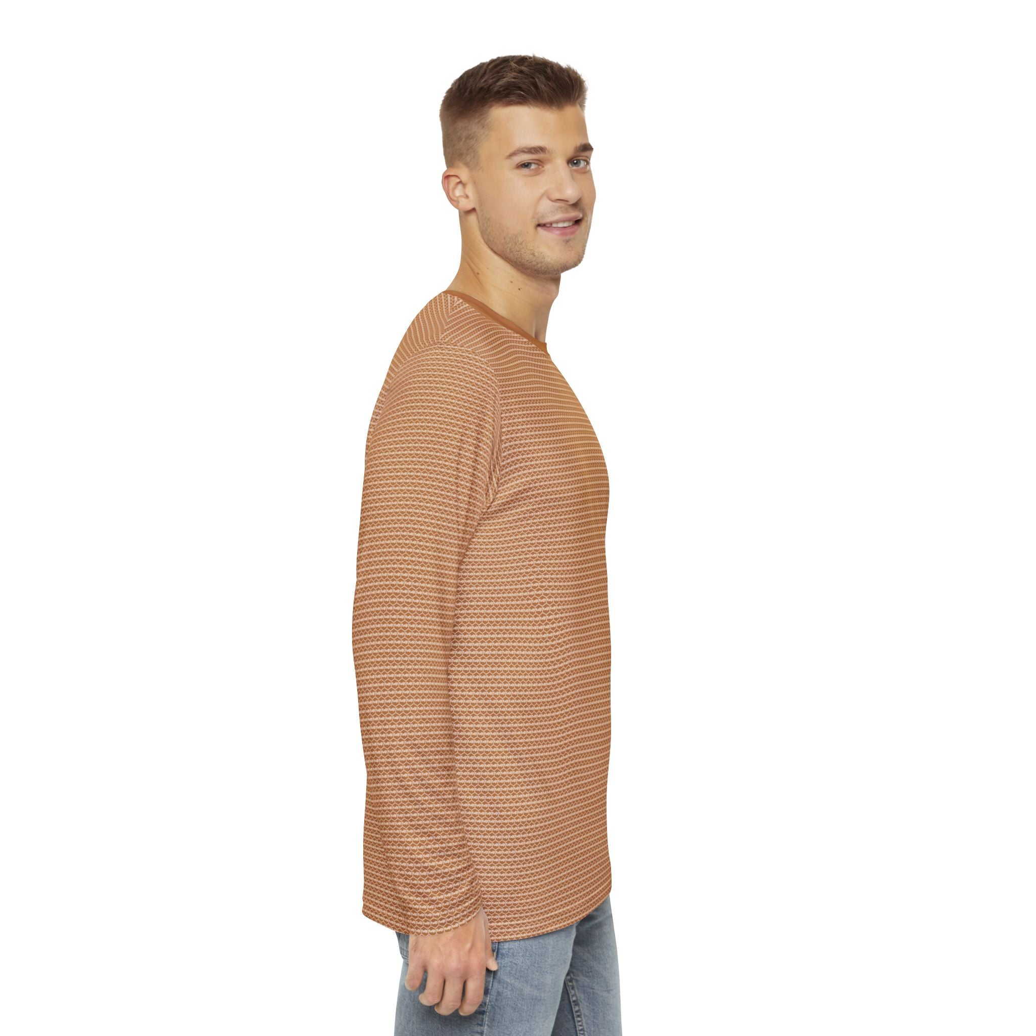 Light Brown fudjt Unbroken Chain .5 Fluid Vibes Long Sleeve Shirt