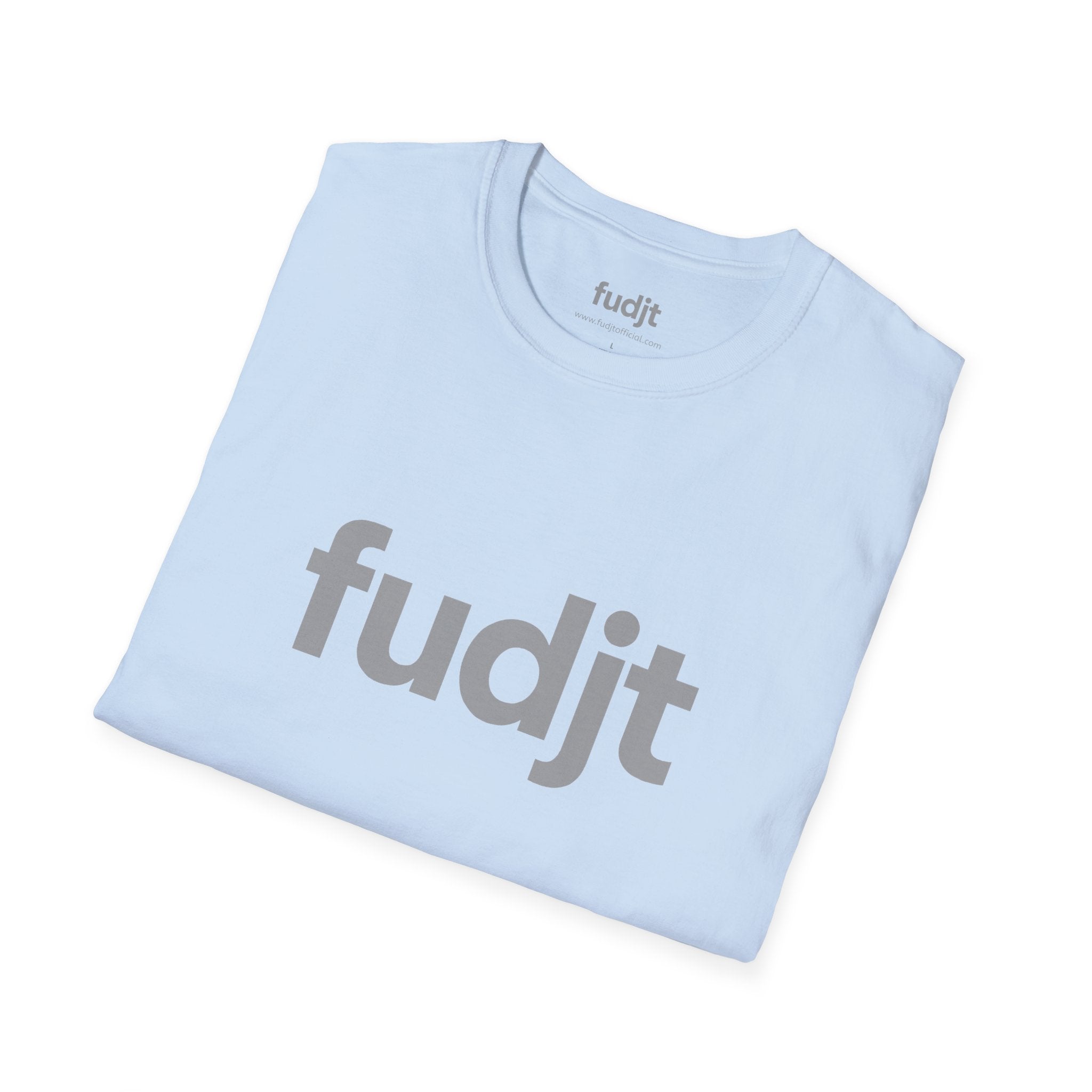 fudjt Everyday Style Gray logo Tee | 16 Colors