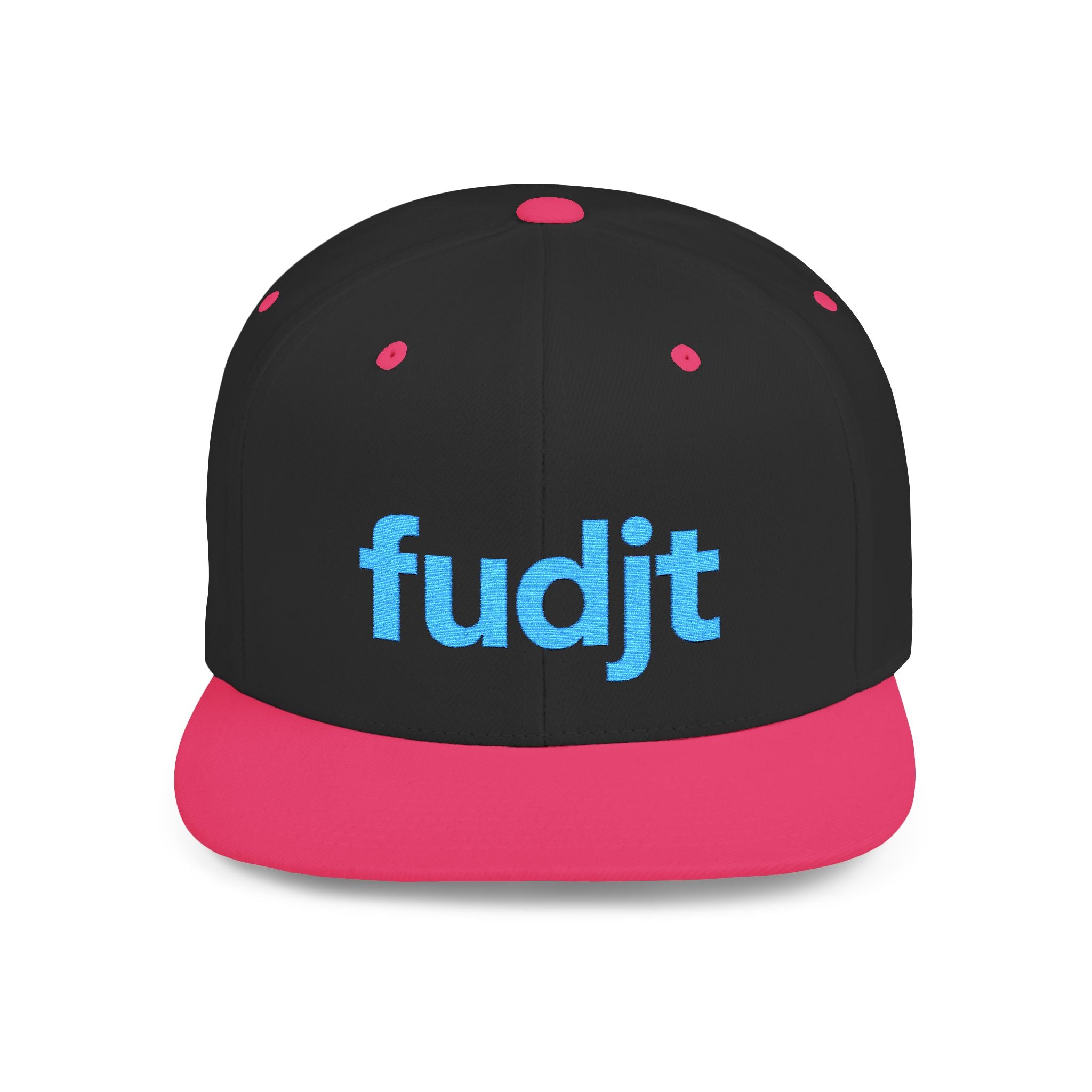 Stylish Flat Bill Snapback Turquoise fudjt Streetwear Logo Cap | 12 Colors
