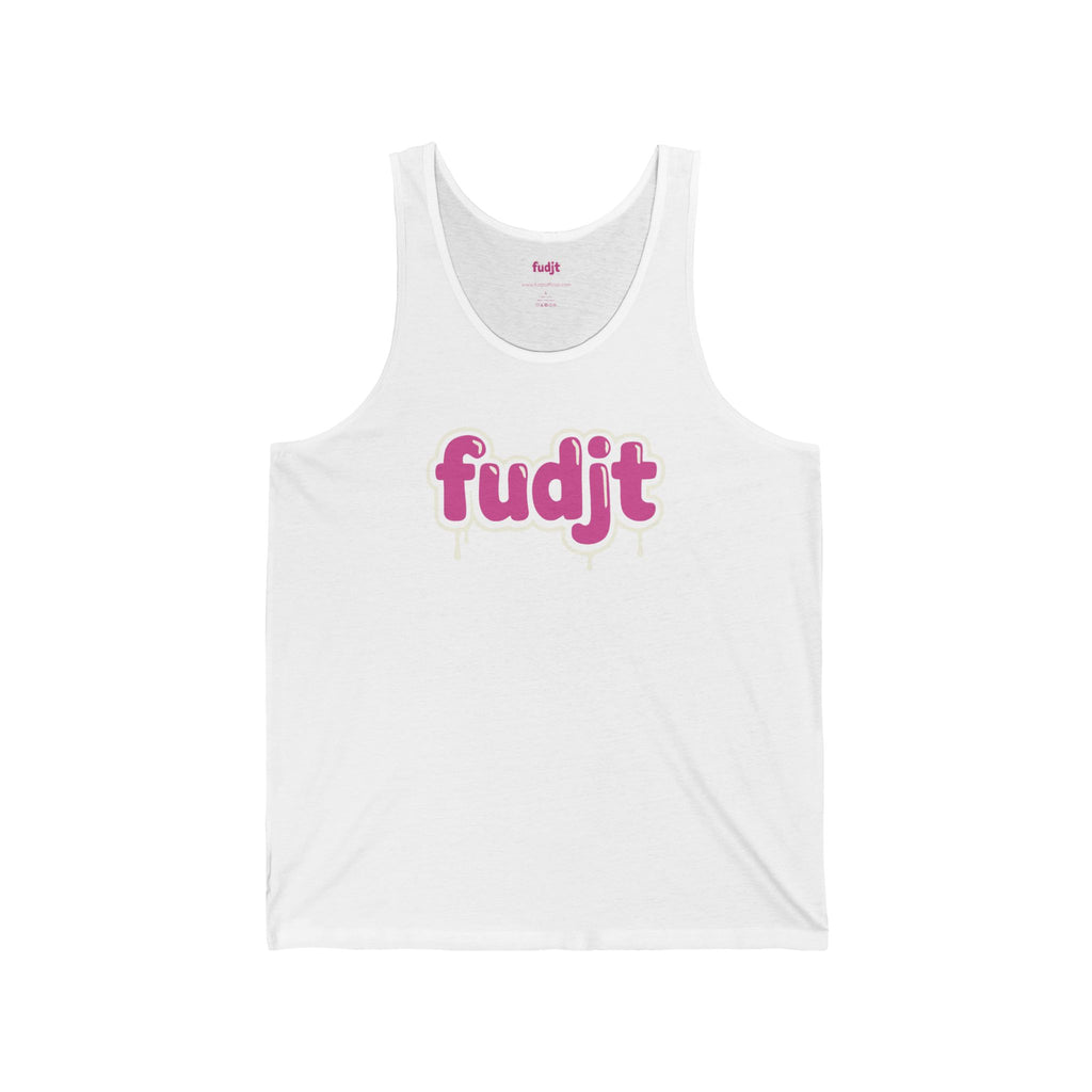 Pink Drip fudjt Unisex Jersey Tank | 3 Colors
