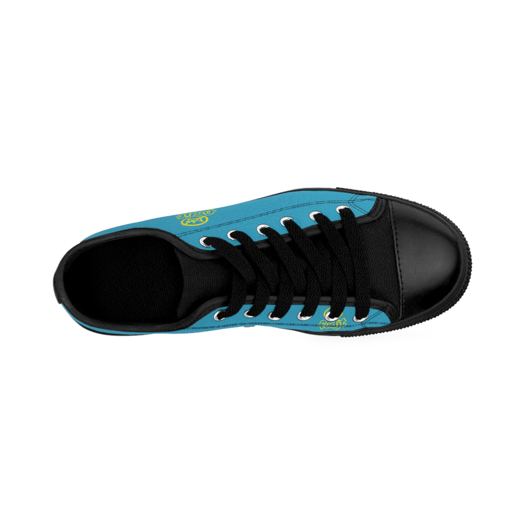 Turquoise Golden fudjt No Kings Street Style Sneakers | Men & Boys 1.5 Low Top