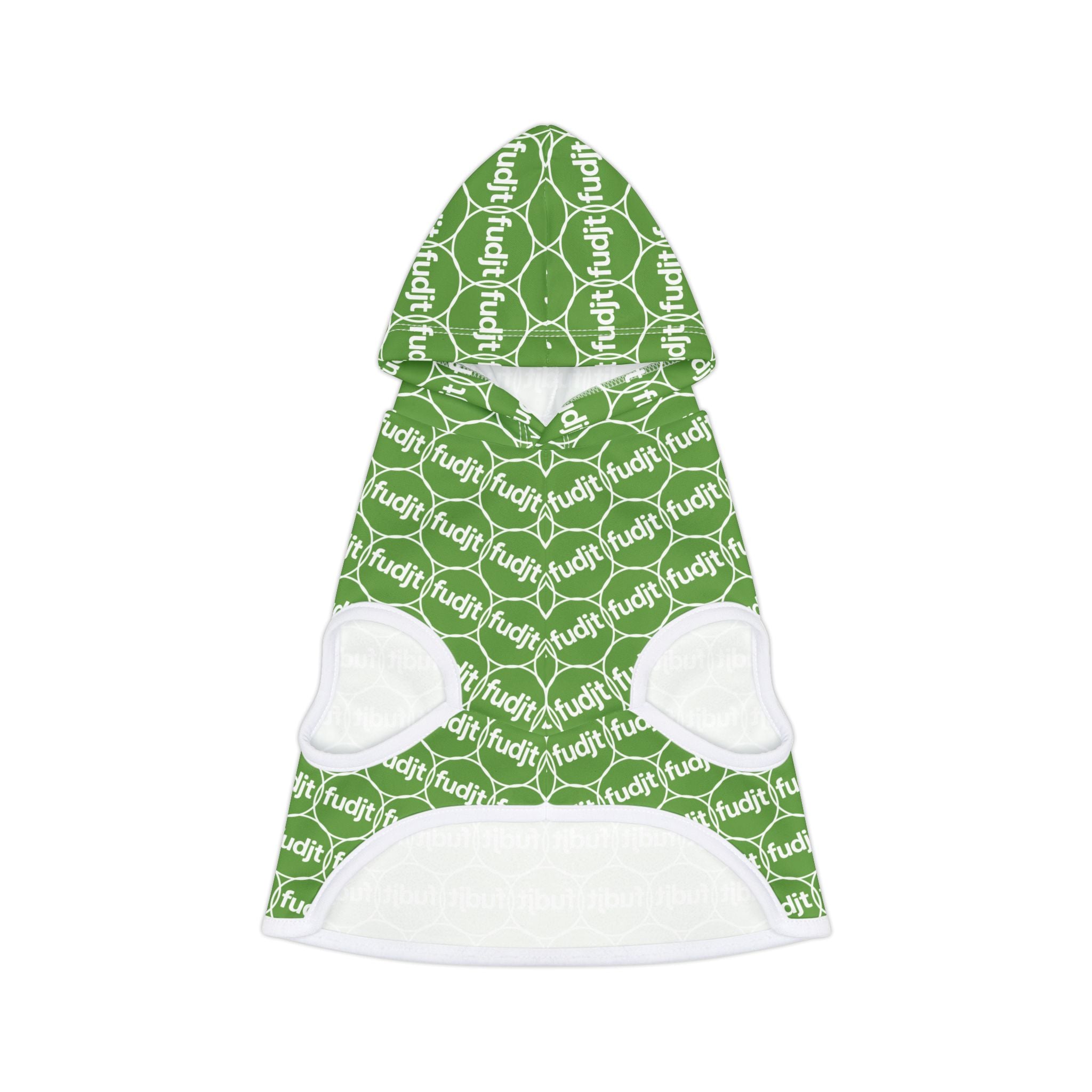 Green fudjt Pet Hoodie | Unbroken Chain 2.5 | 7 Sizes