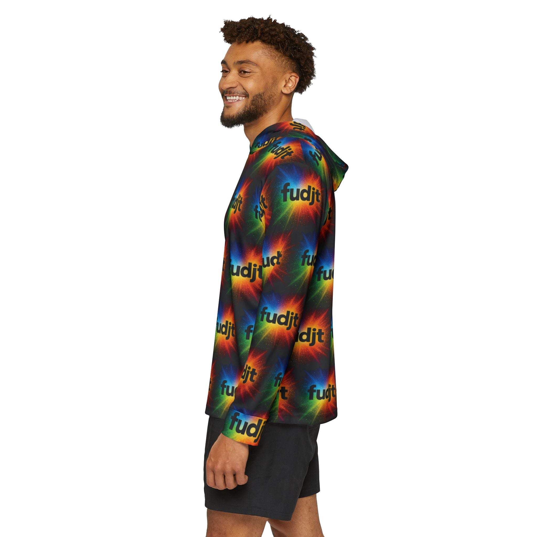 All Over fudjt Burst Of Empowerment Warmup Hoodie | 7 Blackground
