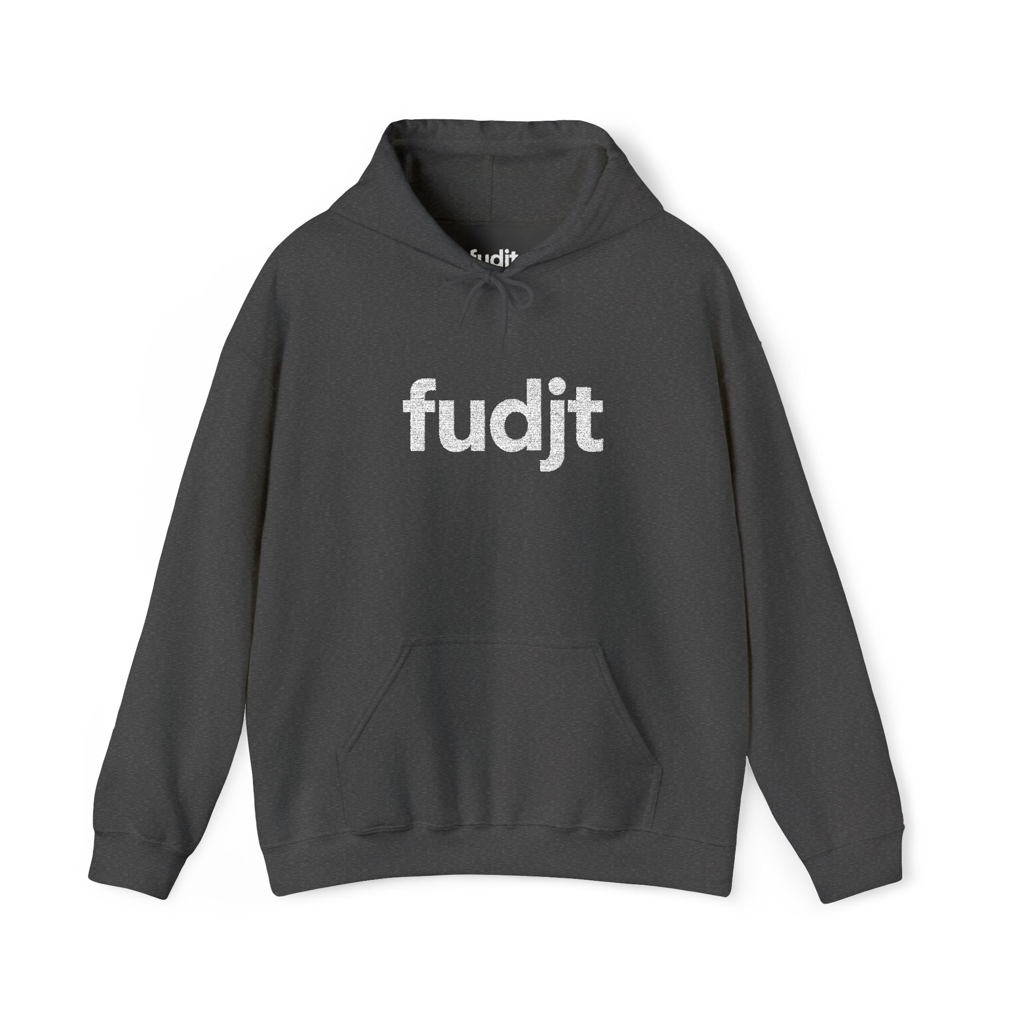 White fudjt Embroidered Heavy Blend Hooded Sweatshirt | 15 Colors | Stand For Something.