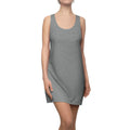 Dark Gray fudjt Unbroken Chain .5 Chic Racerback Dress