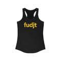 Gold fudjt logo Women's Racerback Tank, Perfect Relaxed Fit | 5 Colors