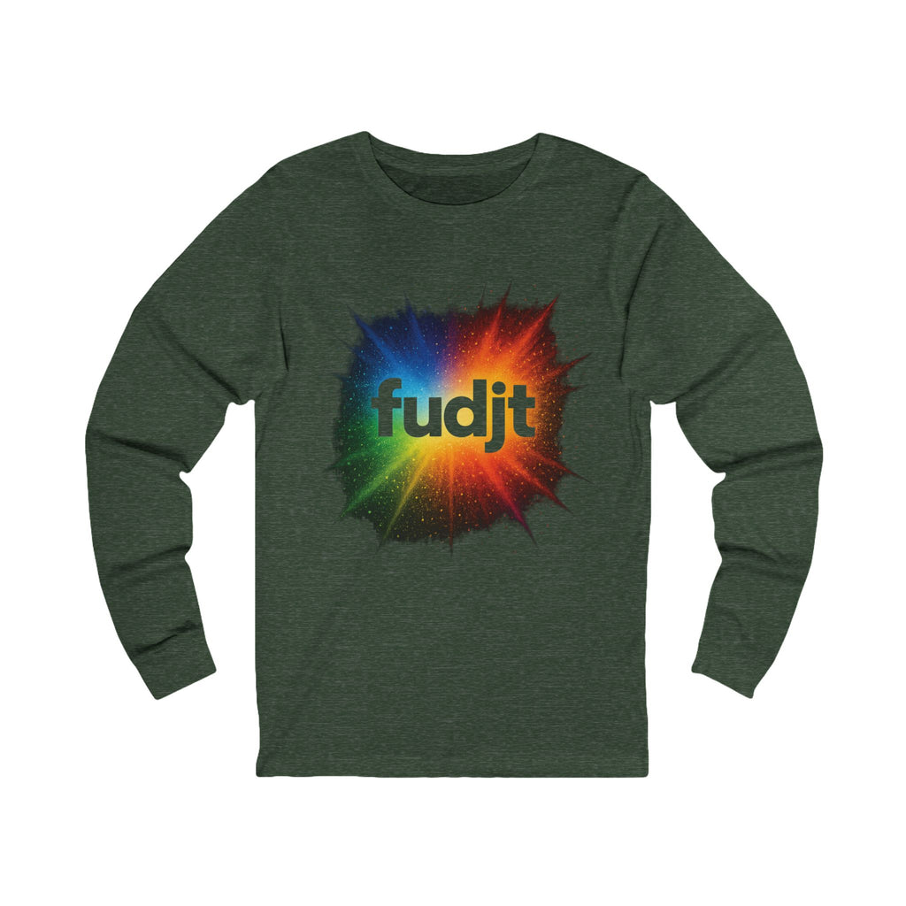 fudjt Burst of Empowerment Long Sleeve Tee | Universally Made for You | 12 Colors