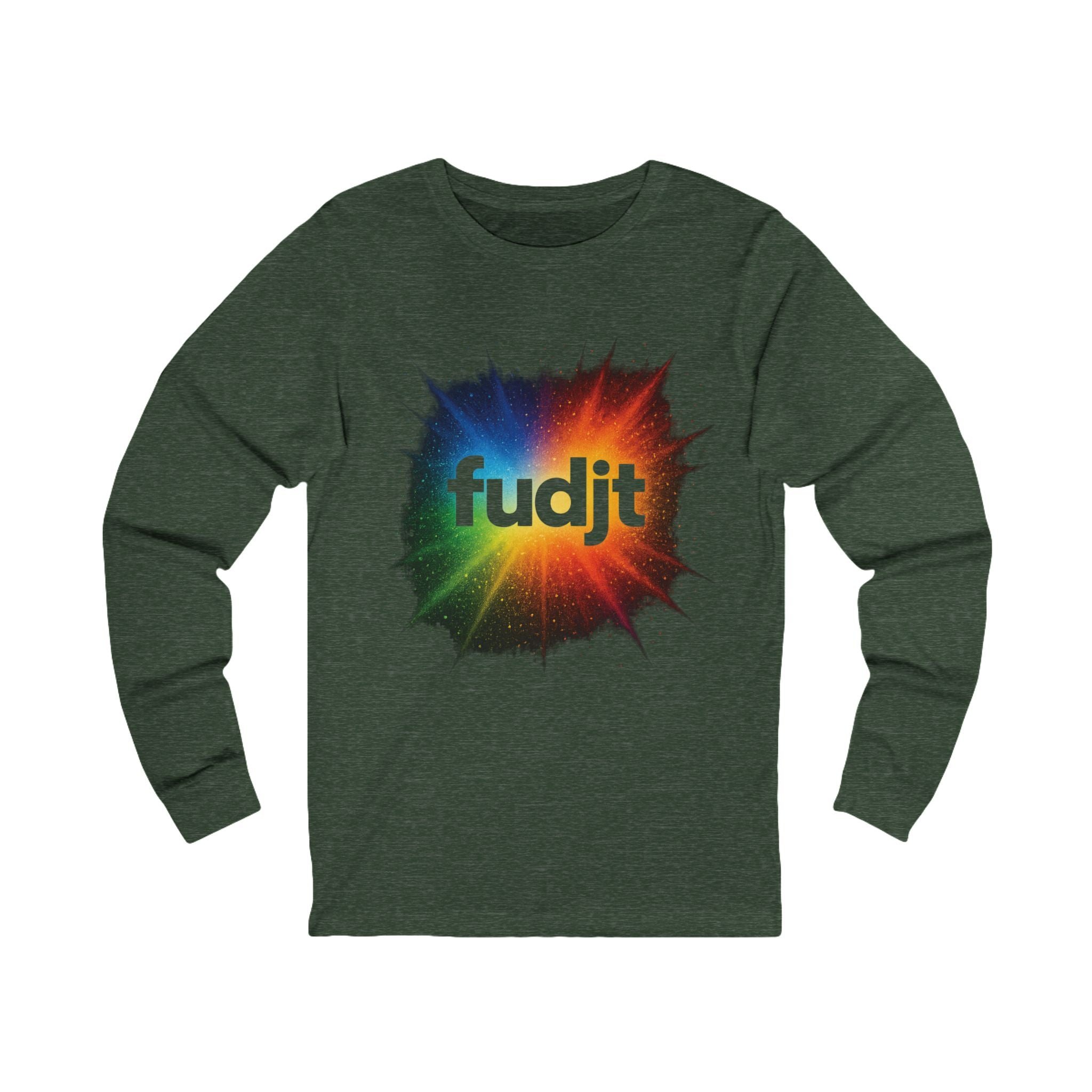 fudjt Burst of Empowerment Long Sleeve Tee | Universally Made for You | 12 Colors
