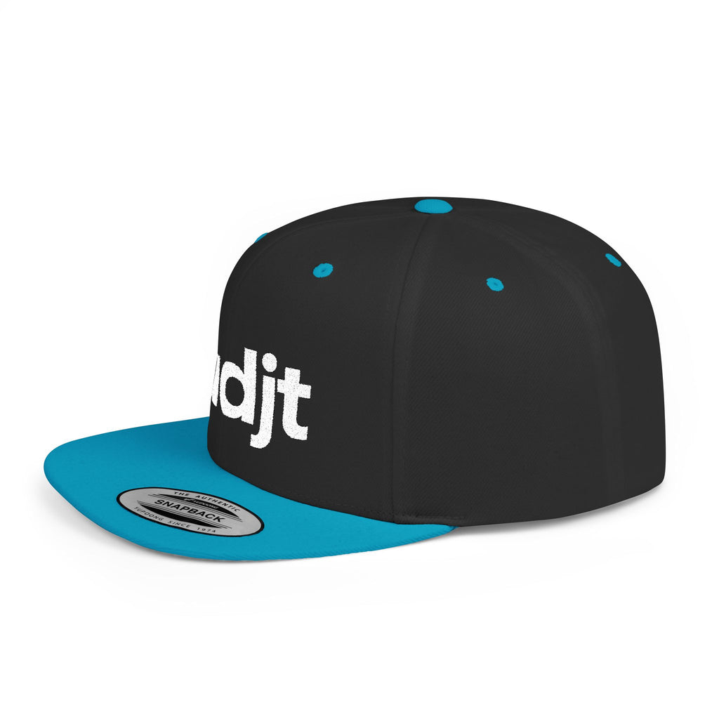 Stylish Flat Bill Snapback White fudjt Streetwear Logo Cap | 12 Colors