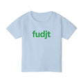 Toddler T-Shirt with Green Fudjt Design | 6 Colors