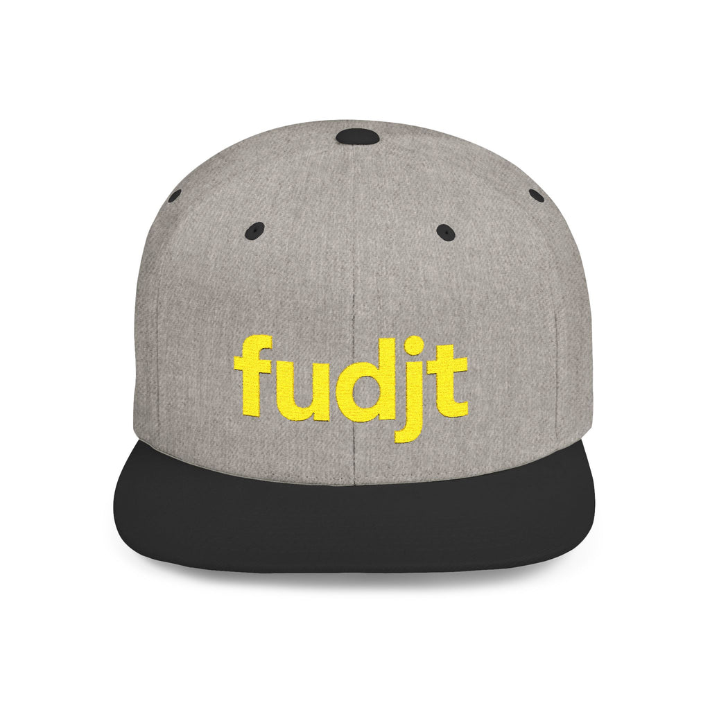 Stylish Flat Bill Snapback Gold fudjt Streetwear Logo Cap | 11 Colors