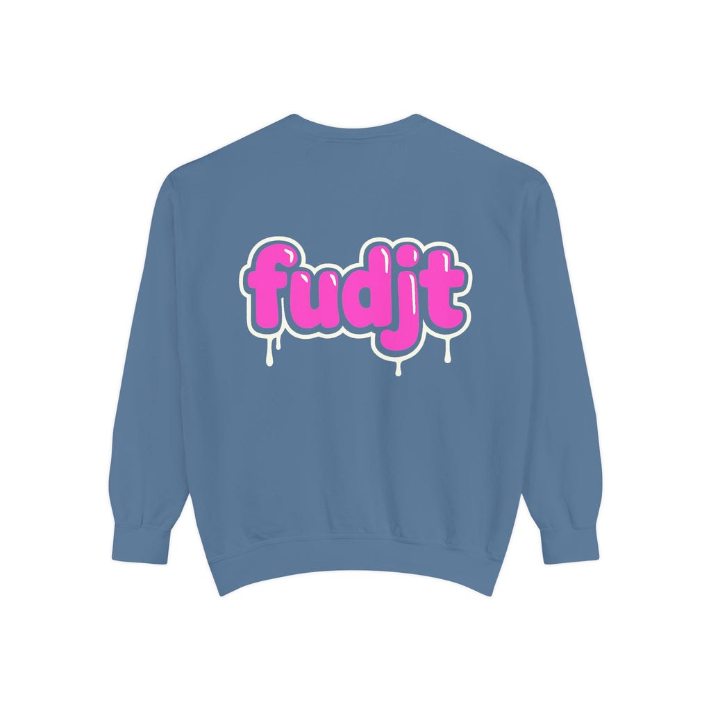 Rebel Loon fudjt Retro Wildlife Crewneck, Bold Pink Drip Backside | 14 Colors