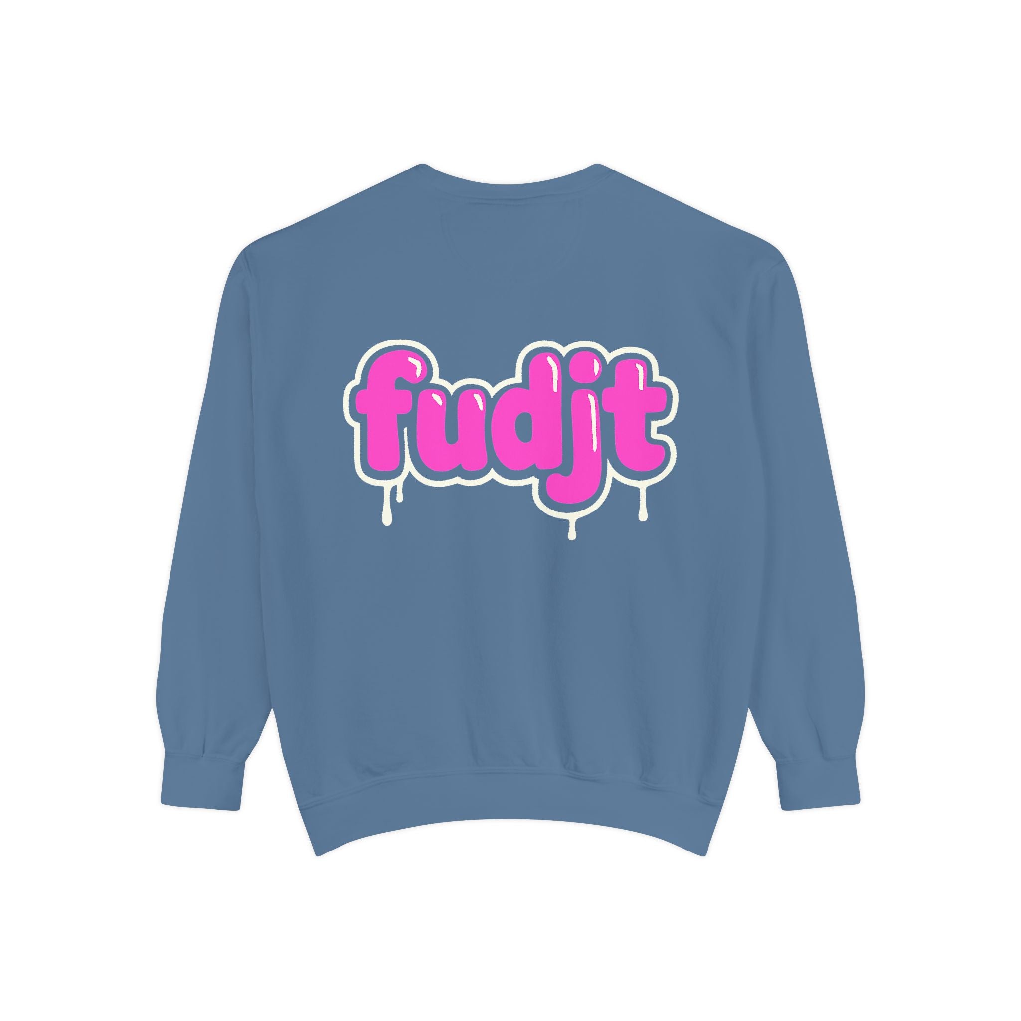 Rebel Loon fudjt Retro Wildlife Crewneck, Bold Pink Drip Backside | 14 Colors