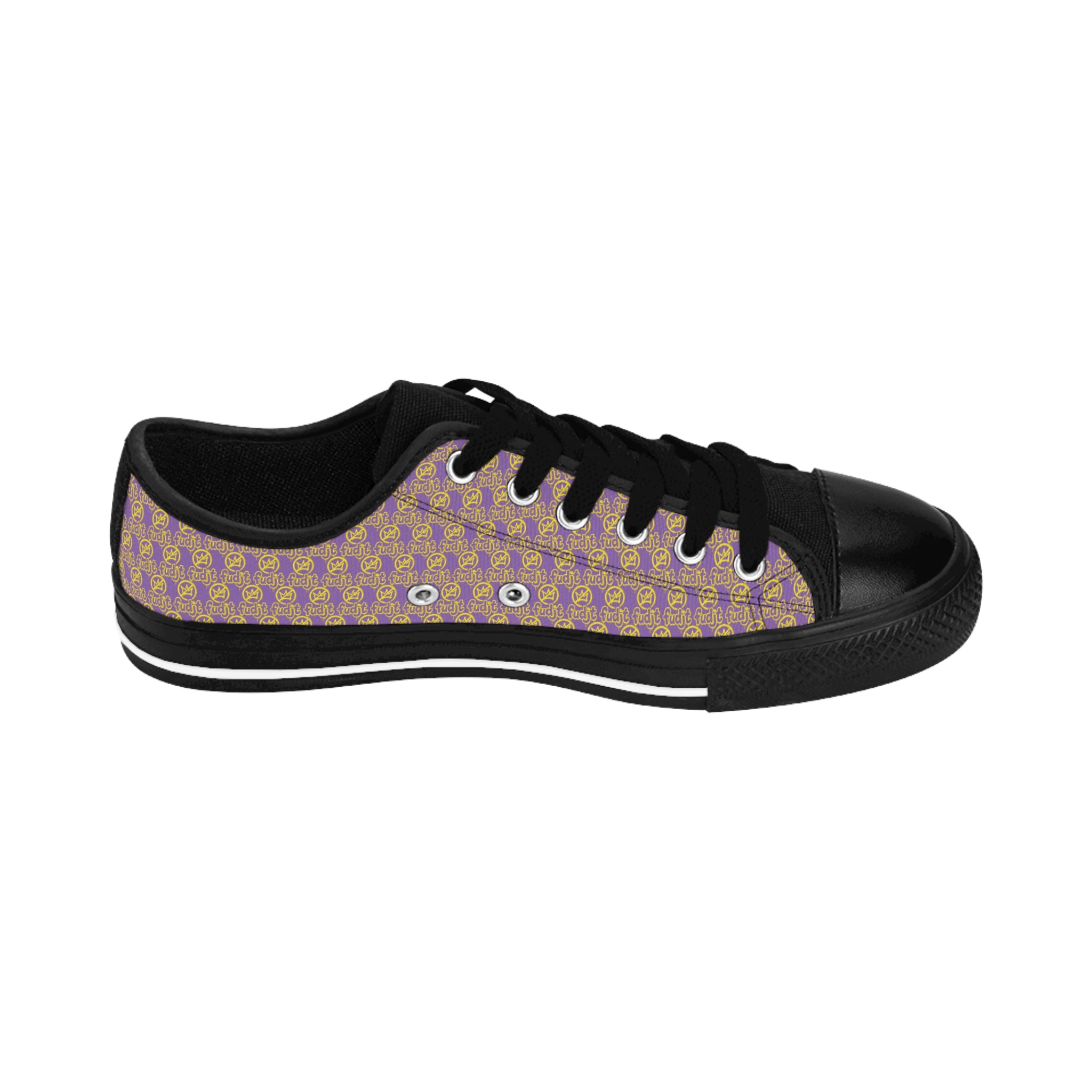 Light Purple Golden fudjt No Kings Street Style Sneakers | Men & Boys All Over .5 Low Top