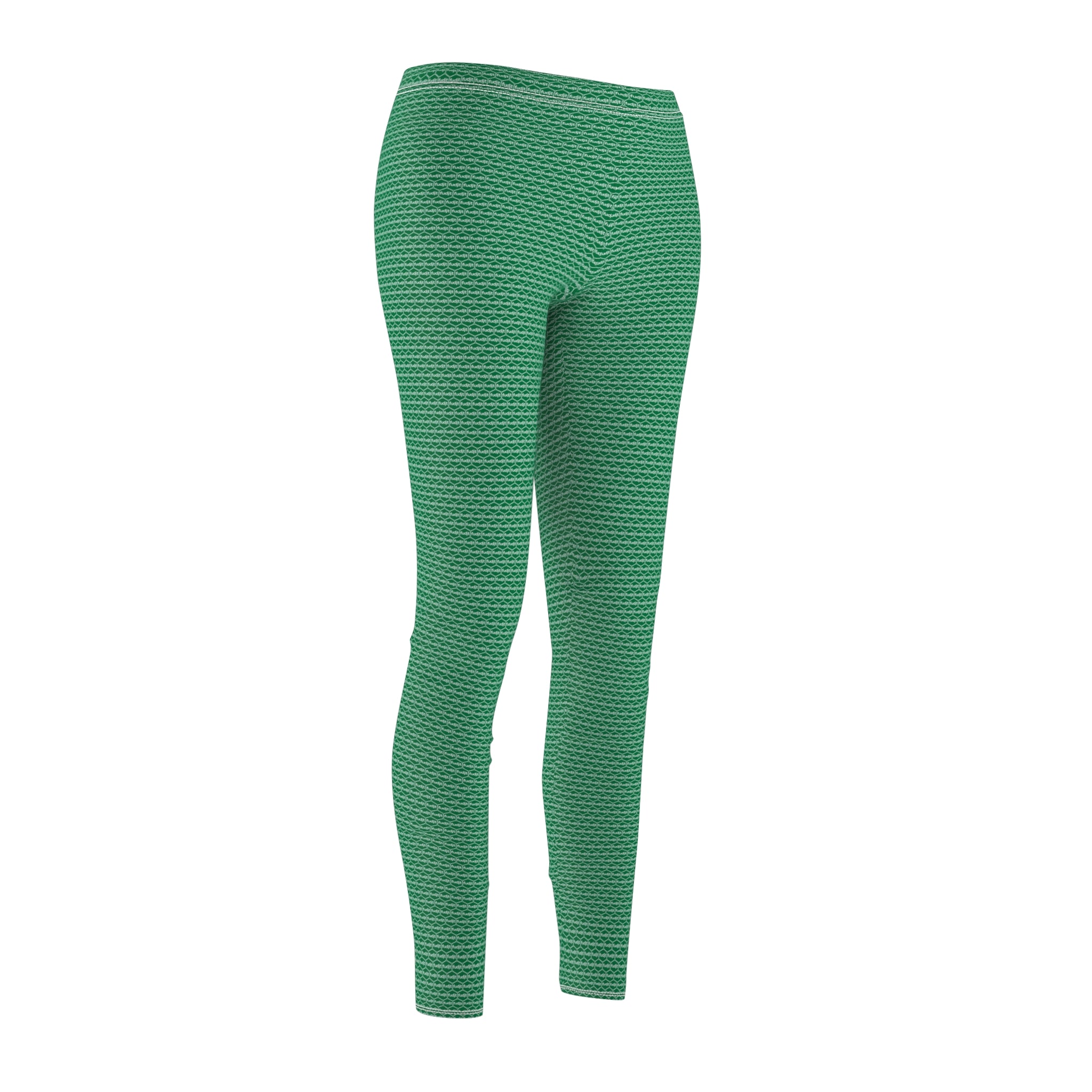 Dark Green fudjt Unbroken Chain .5 Casual Leggings