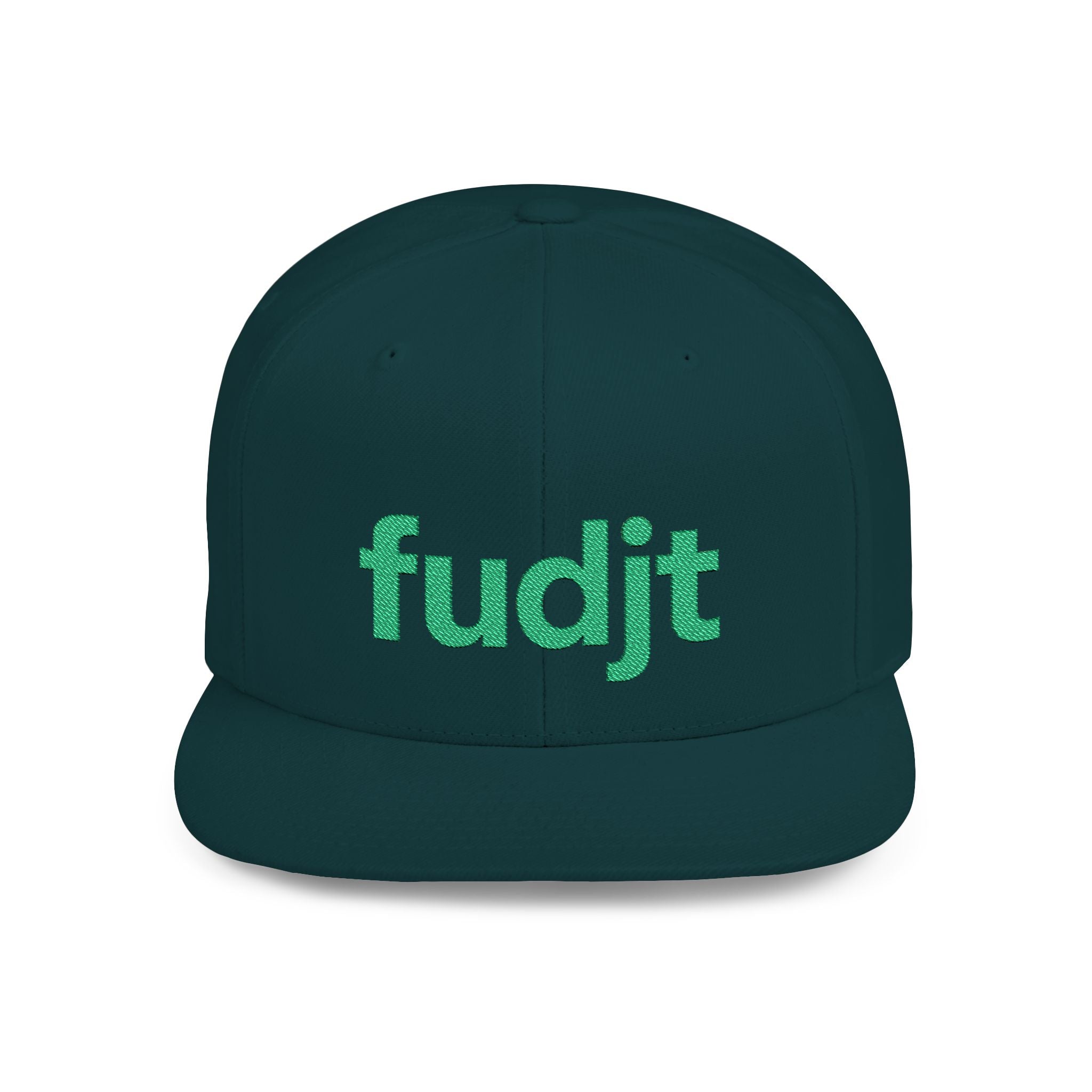 Stylish Flat Bill Snapback Graen fudjt Streetwear Logo Cap | 11 Colors