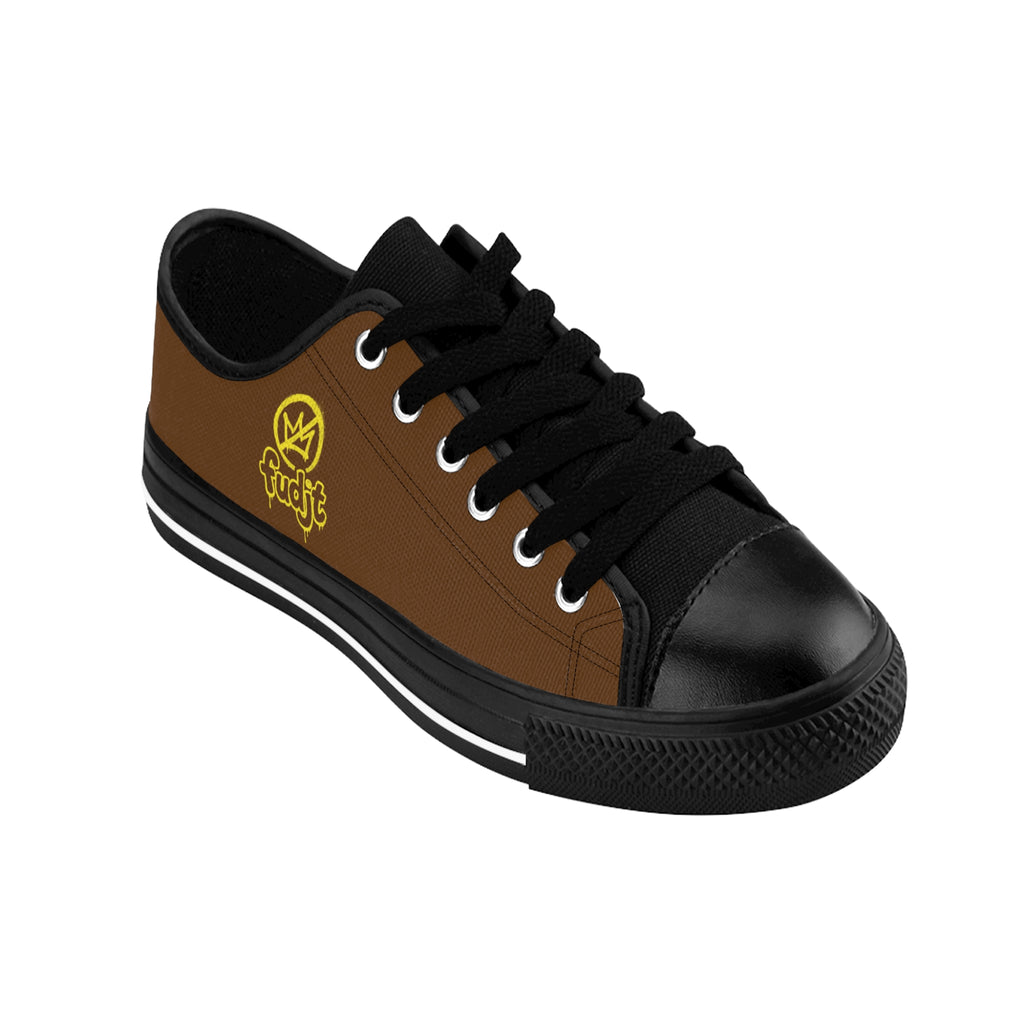 Brown Golden fudjt No Kings Street Style Sneakers | Women & Girls 1.5 Low Top