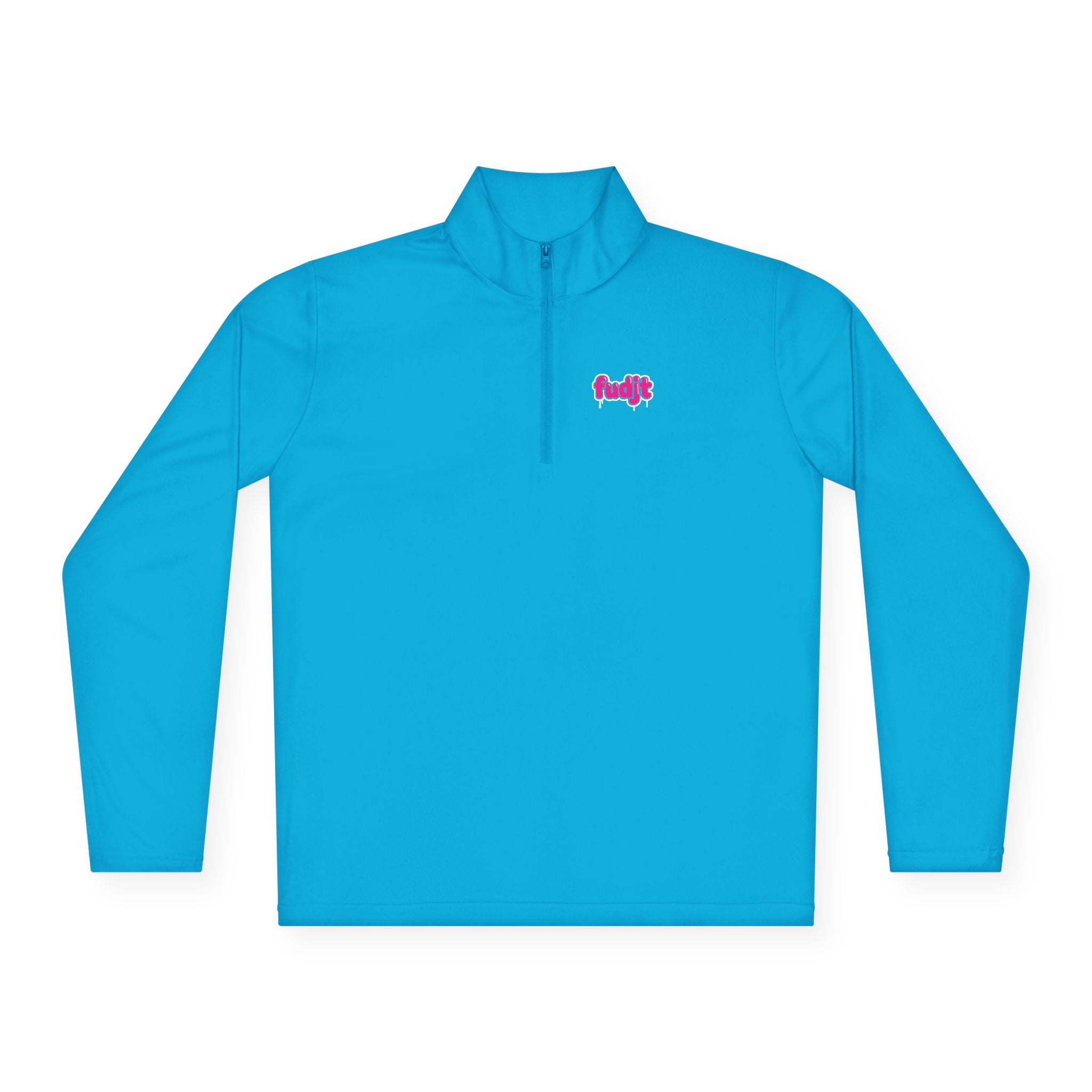 Quarter-Zip Performance Pullover | Pink Drip fudjt | Bold Backside | 7 Colors