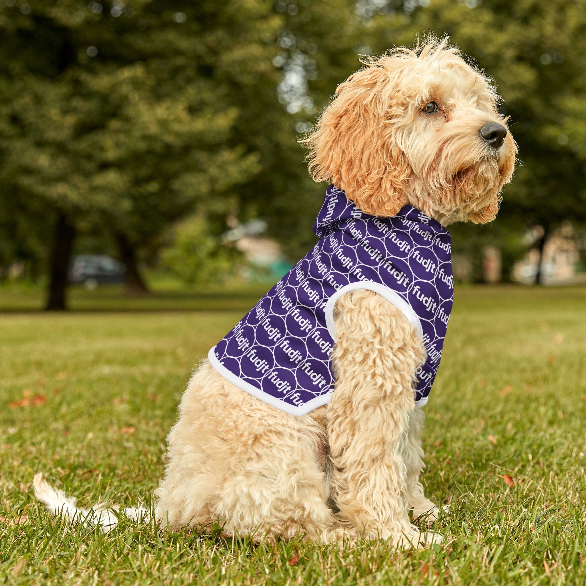 Purple fudjt Pet Hoodie | Unbroken Chain 2.5 | 7 Sizes