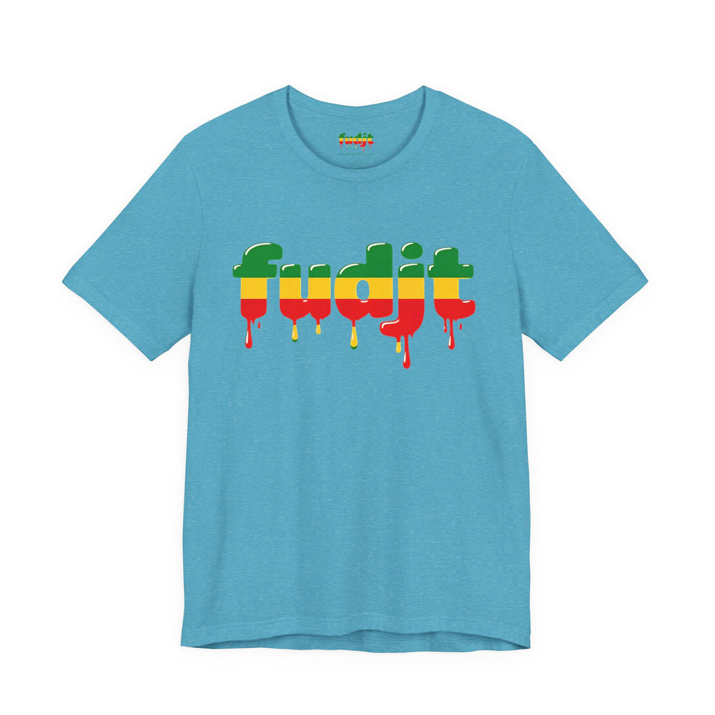 fudit Drip Logo Tee (Rasta Colors)