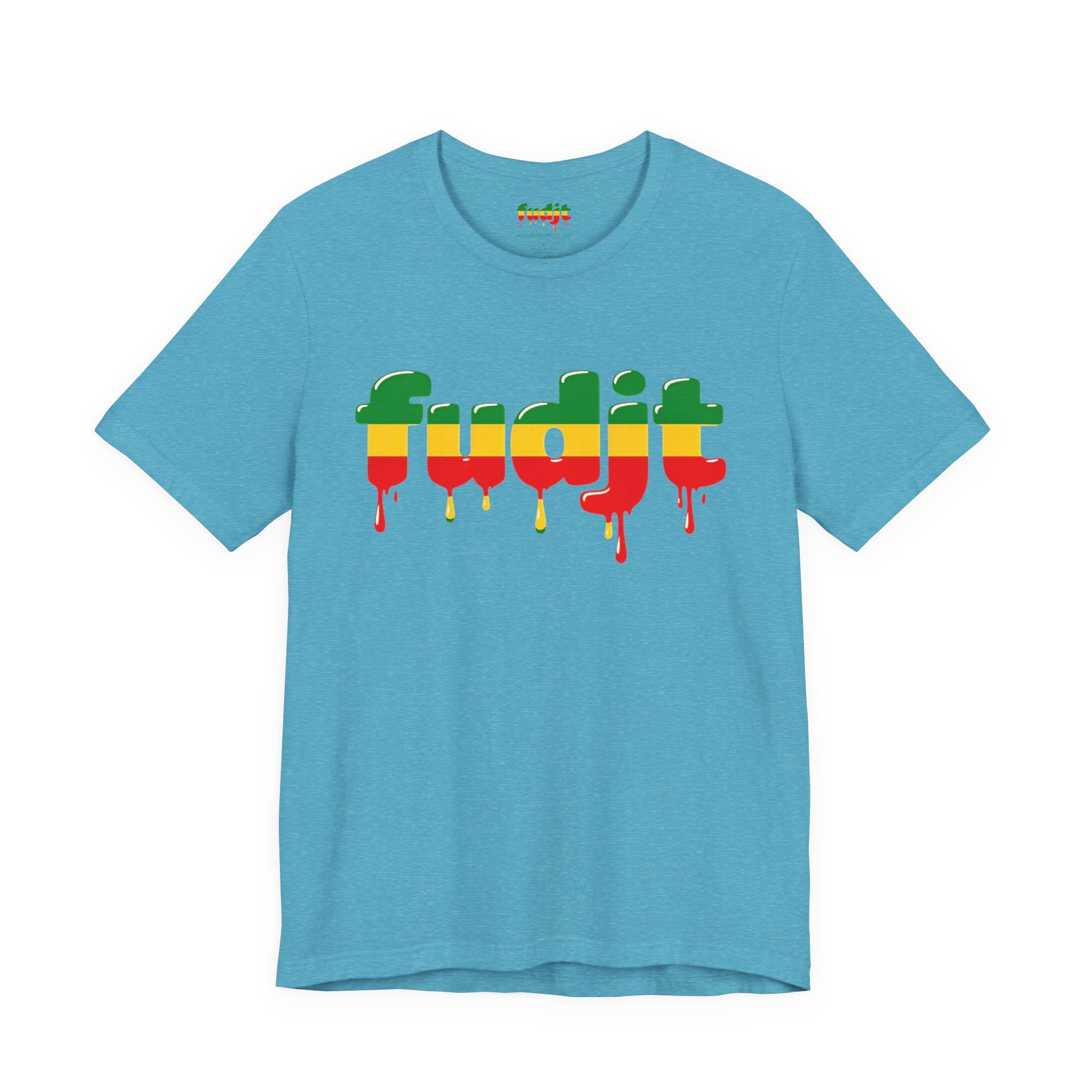 fudit Drip Logo Tee (Rasta Colors)