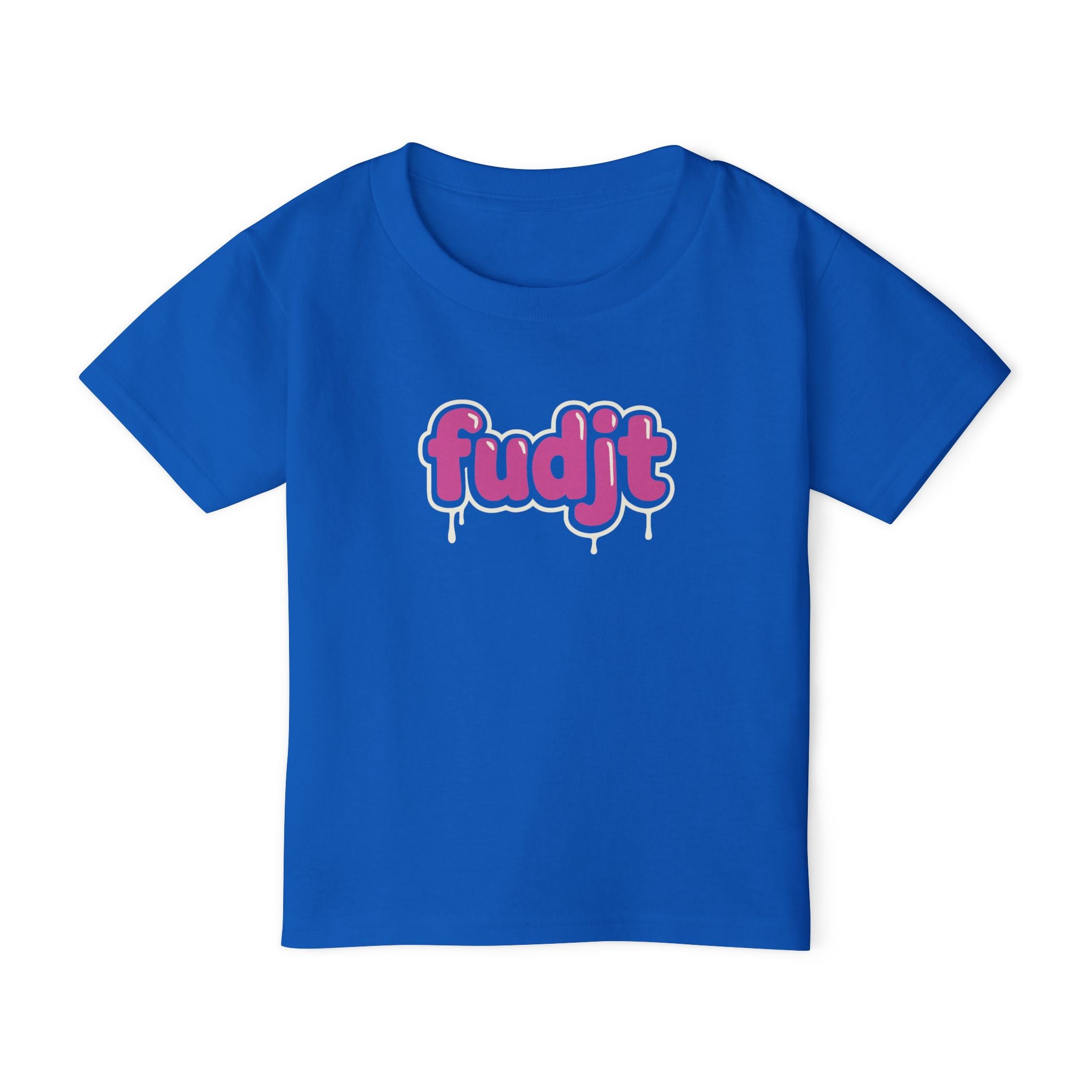 fudjt Toddler Tee with Pink Drip Design | 6 Colors