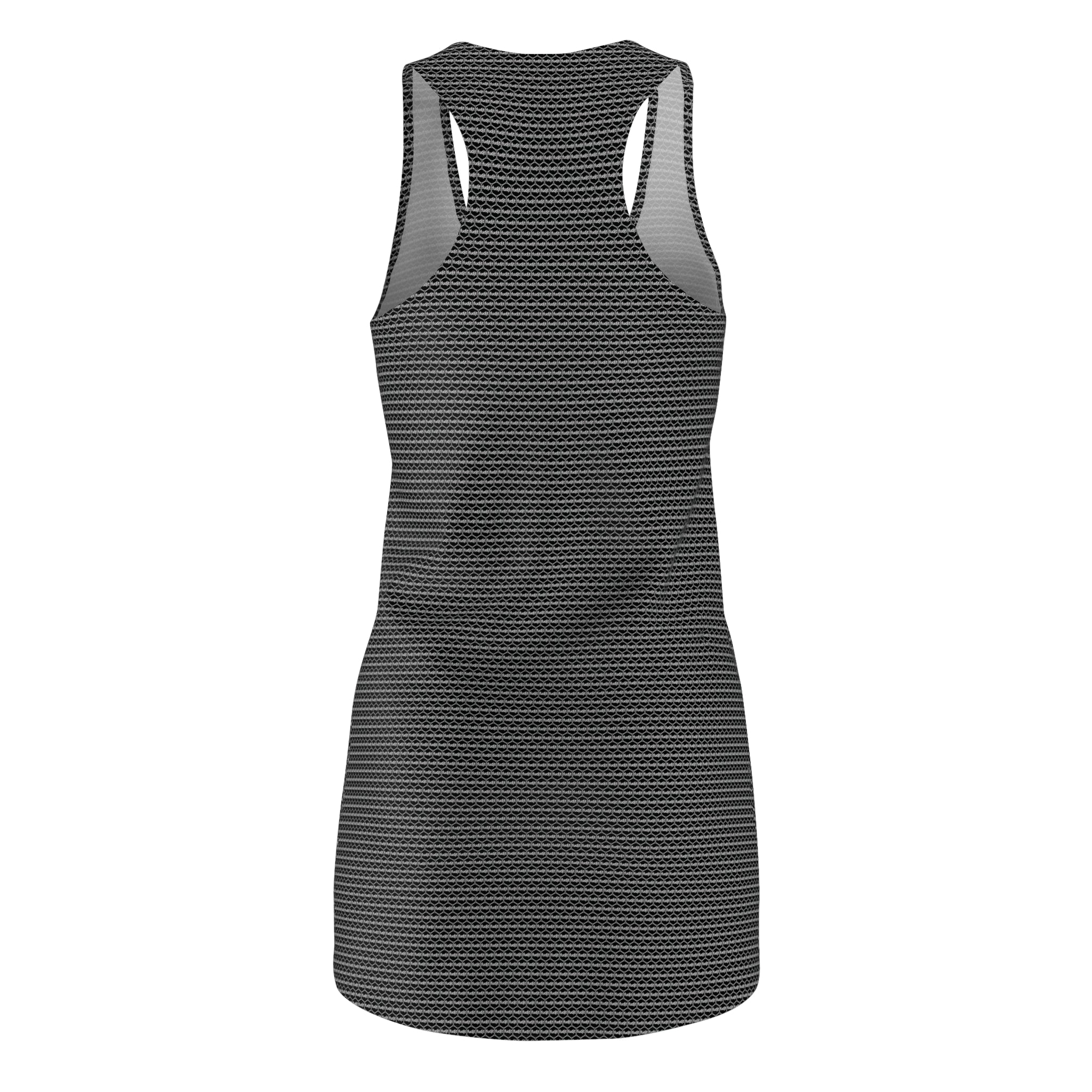 Black & White fudjt Unbroken Chain .5 Chic Racerback Dress - view 3