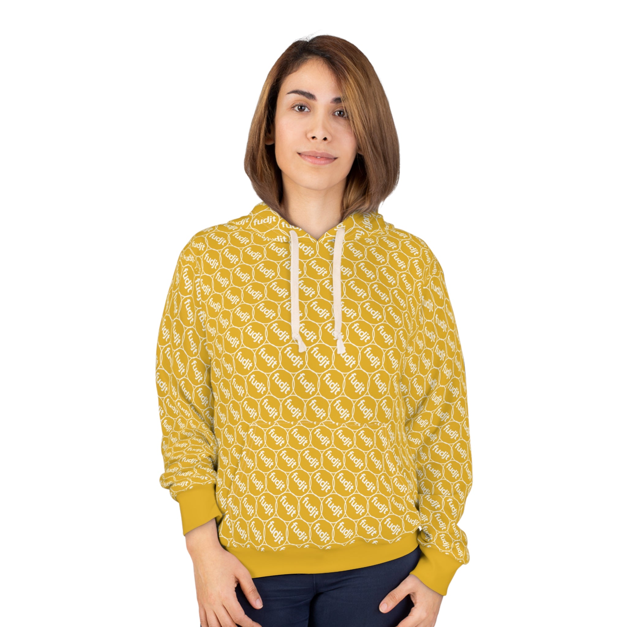 Yellow fudjt Unbroken Chain Hoodie | All Over 2.5-45