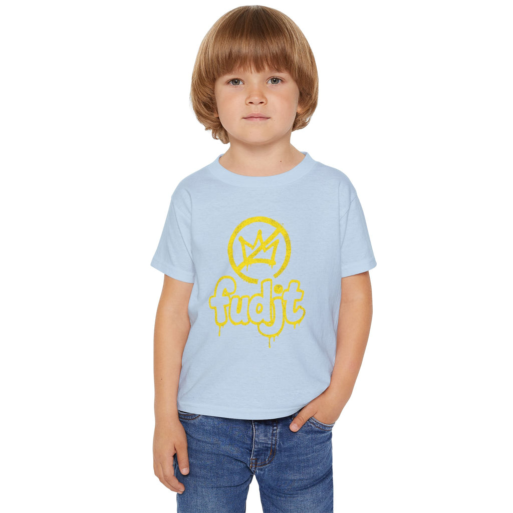 fudjt Toddler Tee with Golden fudjt No Kings Design | 6 Colors