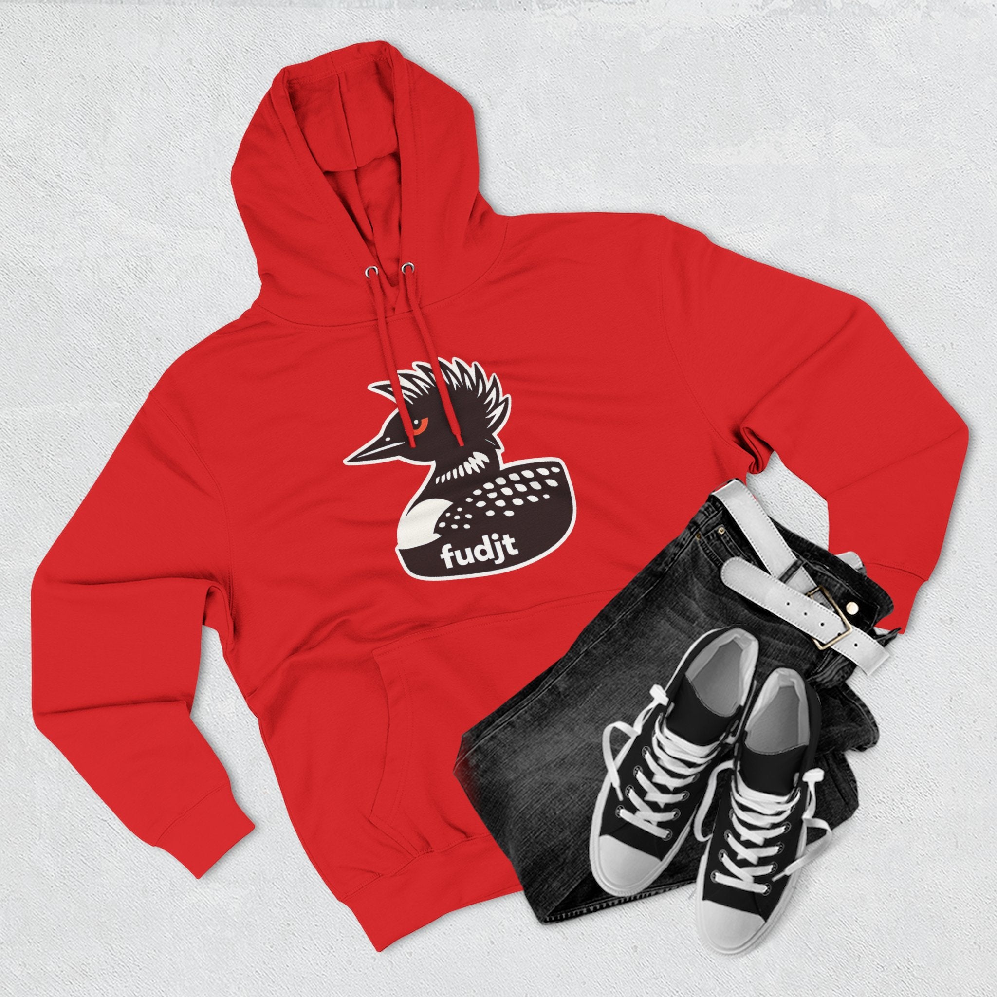 fudjt Rebel Loon Decoy Hoodie – Premium Fleece Pullover | 15 Colors
