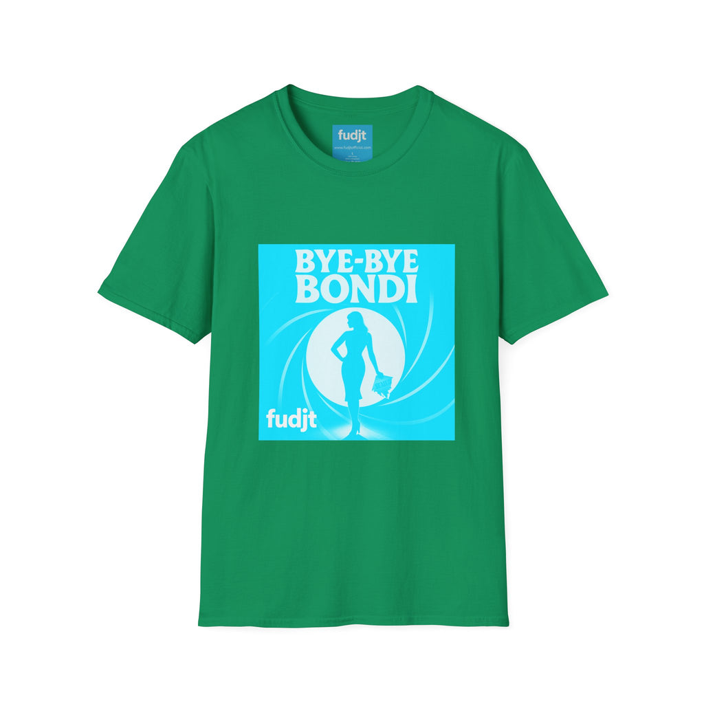 Bye-Bye Bondi | Blue Smoke Screen Retro fudjt Tee | 15 Colors
