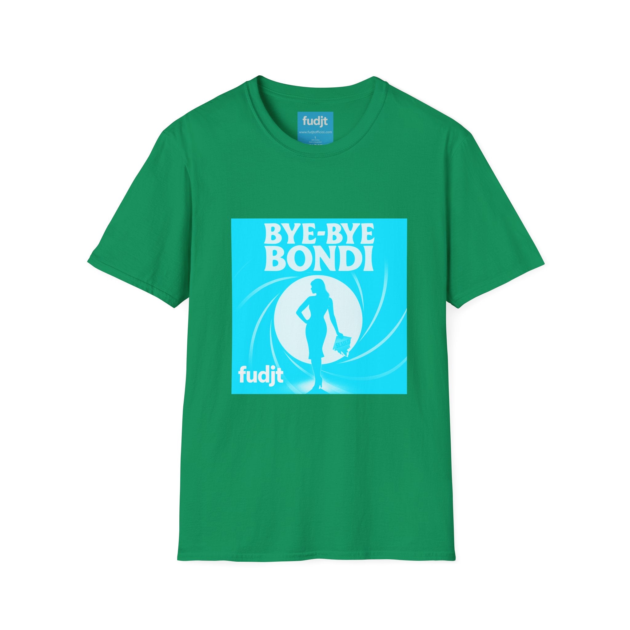 Bye-Bye Bondi | Blue Smoke Screen Retro fudjt Tee | 15 Colors