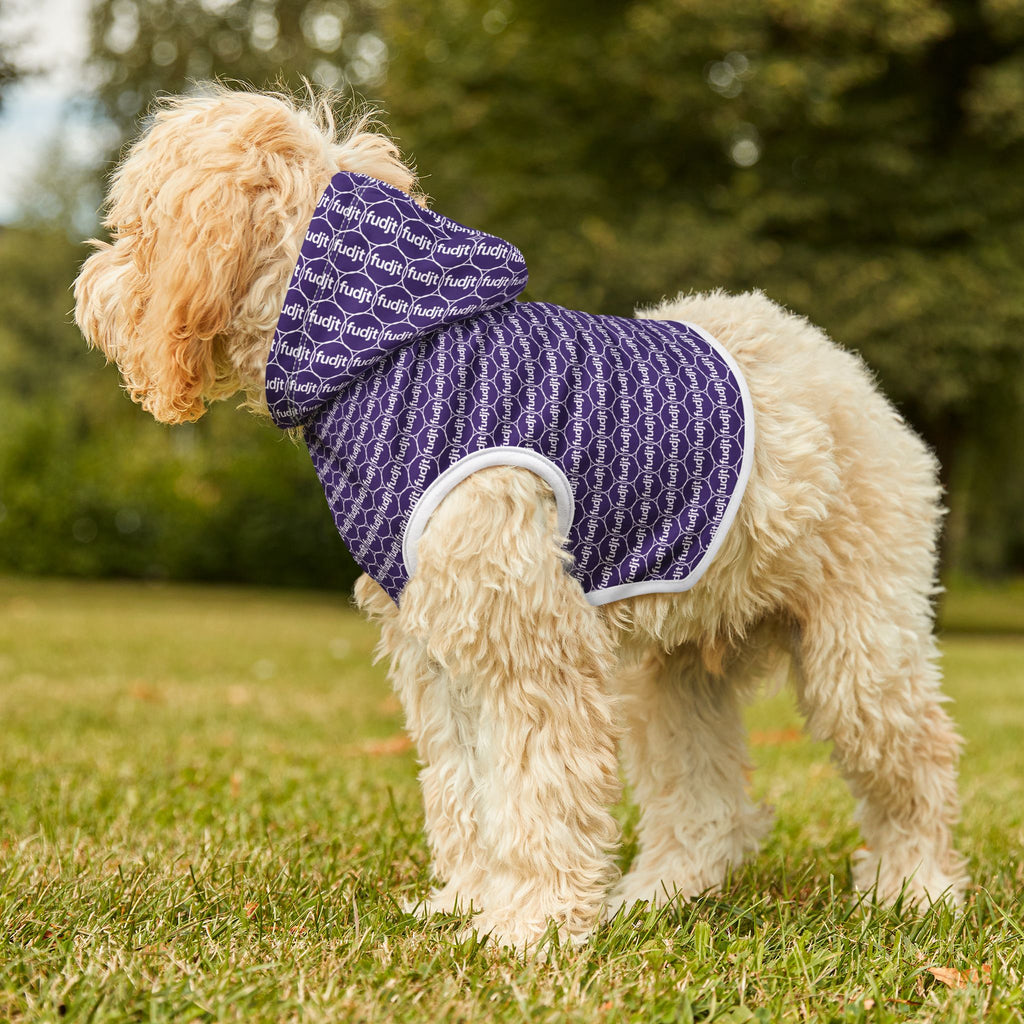 Purple fudjt Pet Hoodie | Unbroken Chain 1.25 | 7 Sizes