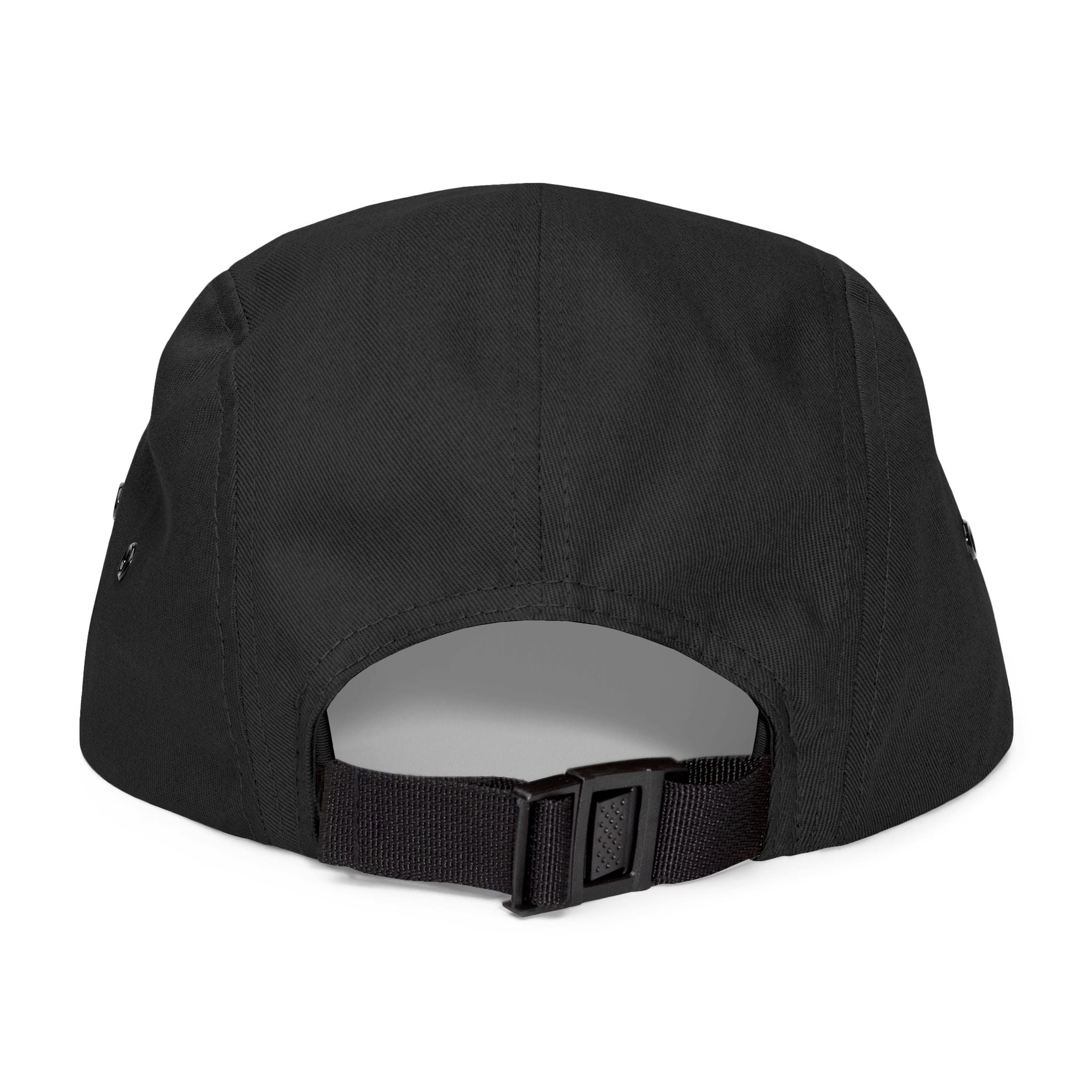 Embroidered 5 Panel Cap - White fudjt Logo - 7 Colors
