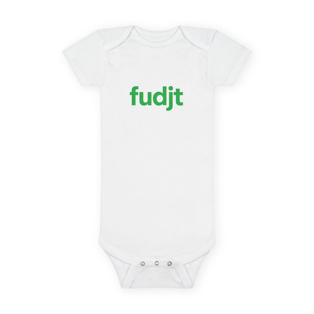 Green fudjt Logo Baby Onesie | 4 Colors