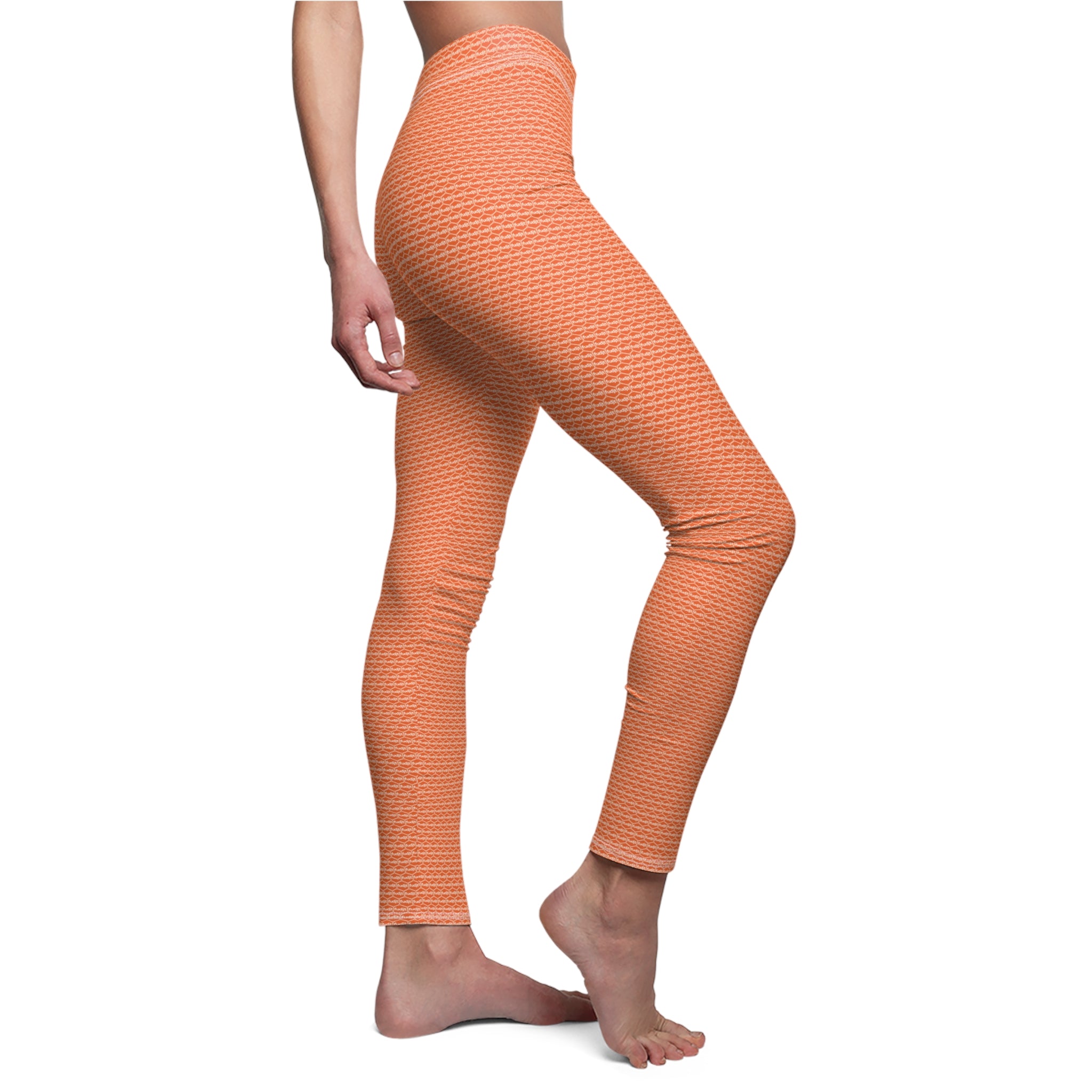 Orange fudjt Unbroken Chain .5 Casual Leggings