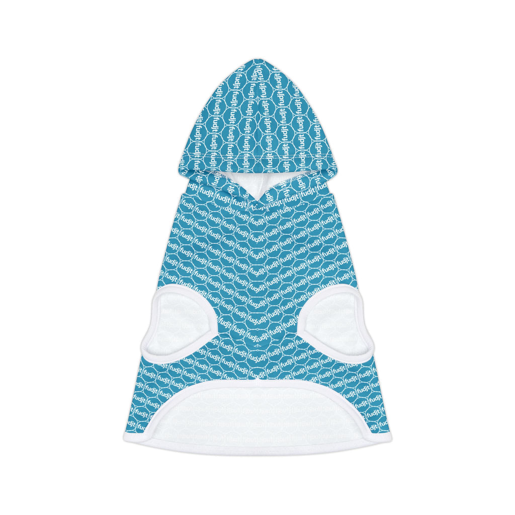 Turquoise fudjt Pet Hoodie | Unbroken Chain 1.25 | 7 Sizes