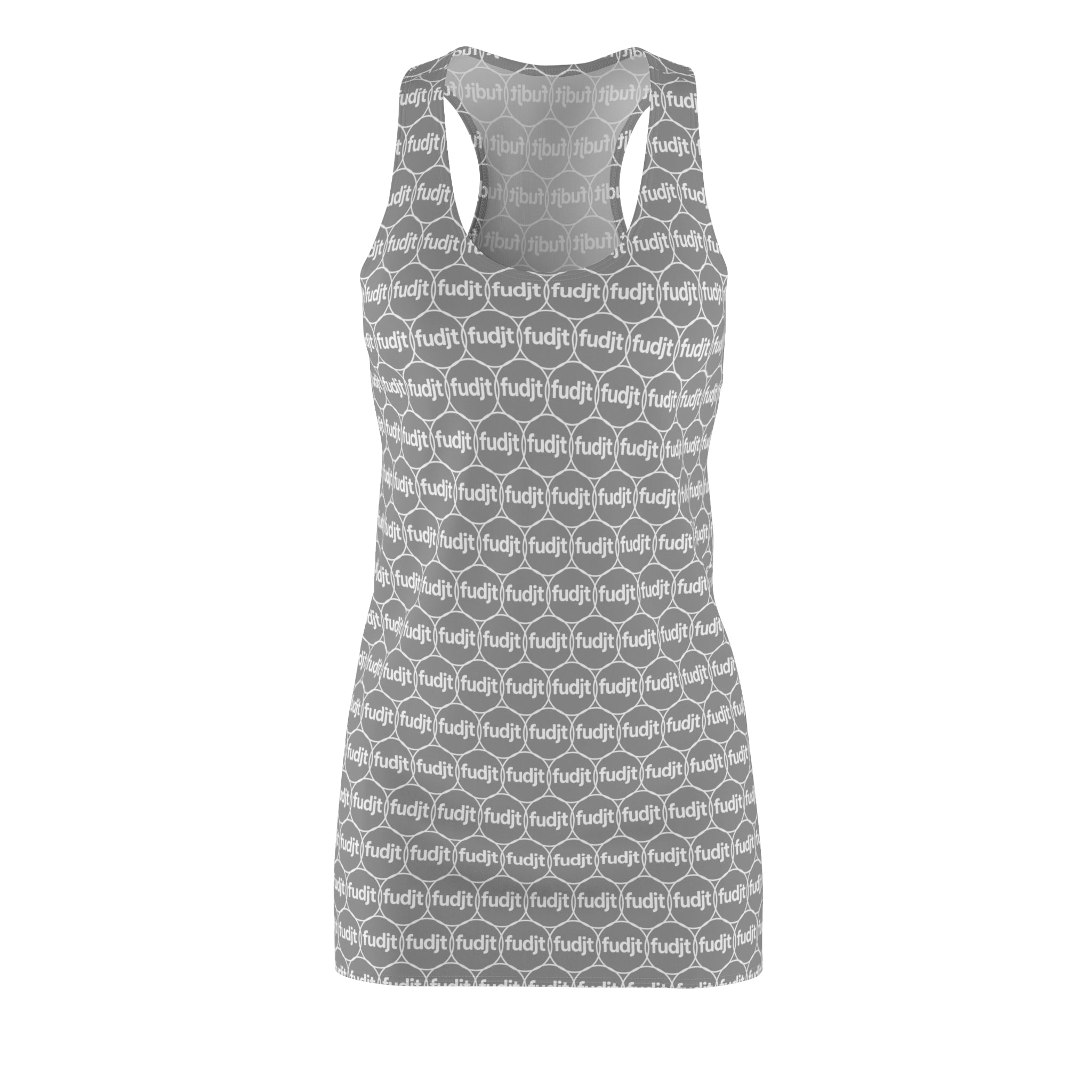 Gray fudjt Unbroken Chain 2.5 Chic Racerback Dress